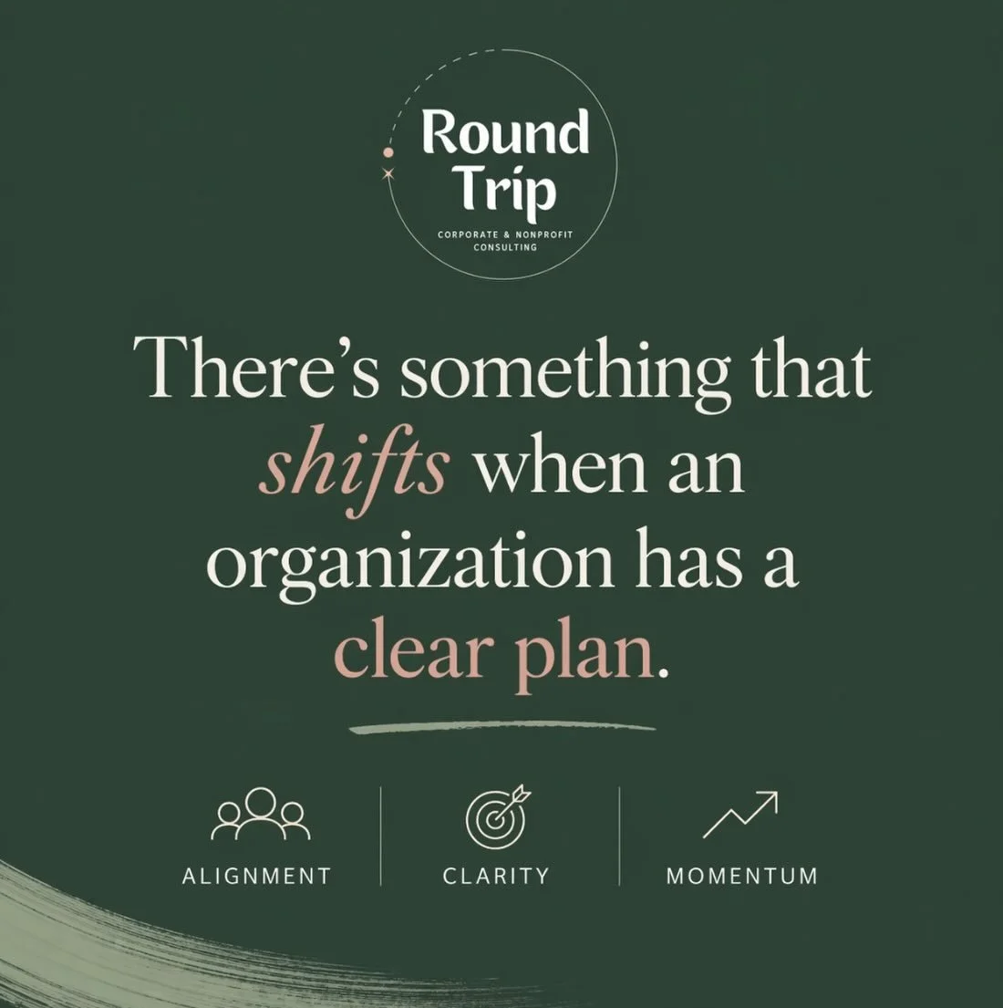 There&rsquo;s something that shifts when an organization has a clear plan.

✨ Decisions get easier
✨ Priorities feel more grounded
✨ The work starts to move with more alignment

Research shows that organizations with clear, aligned strategies are 2&n