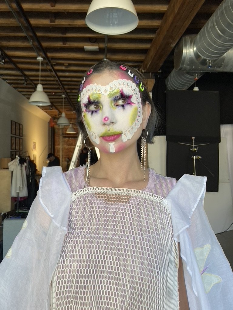 Make-up on The Noisy's Sara Mae for "Violet Lozenge" Music Video, 2024