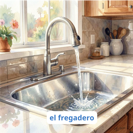 el fregadero - the sink