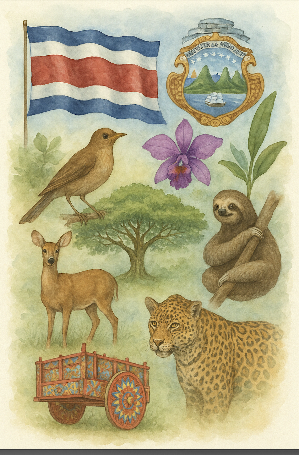 Between Two Seas: Costa Rica’s Symbols of Identity