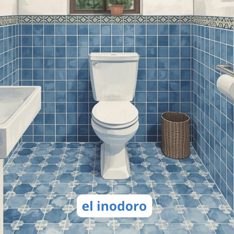 el inodoro - the toilet