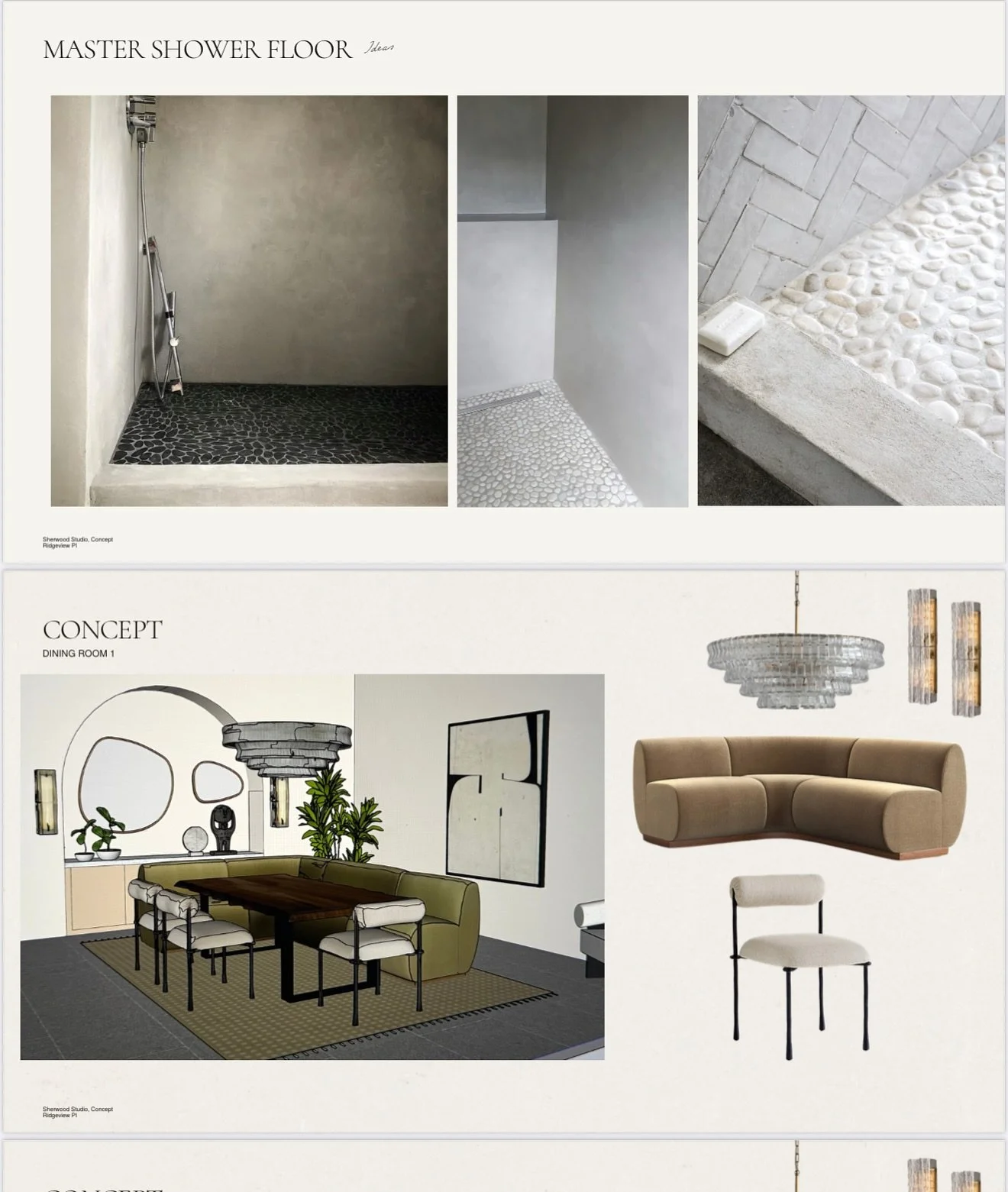 Ridgeview Pl has officially entered the furnishing stages! 
A cohesive home doesn&rsquo;t happen by accident. It&rsquo;s built concept by concept, room by room, one thoughtful detail at a time. 🛋️🪞🪑🧺🪵🕯️🤍

#InteriorDesignProcess #DesignDevelopm