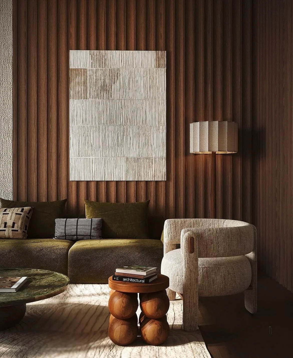 Textural tension = visual harmony🧑🏼&zwj;🎨

#InteriorDesign #TexturedInteriors #LayeredDesign #ModernInterior #OrganicModern #InteriorInspo 
#DesignDetails #WarmMinimalism #NeutralPalette #HomeStyling #LuxuryInteriors #DesignLovers 
#InteriorsOfIns