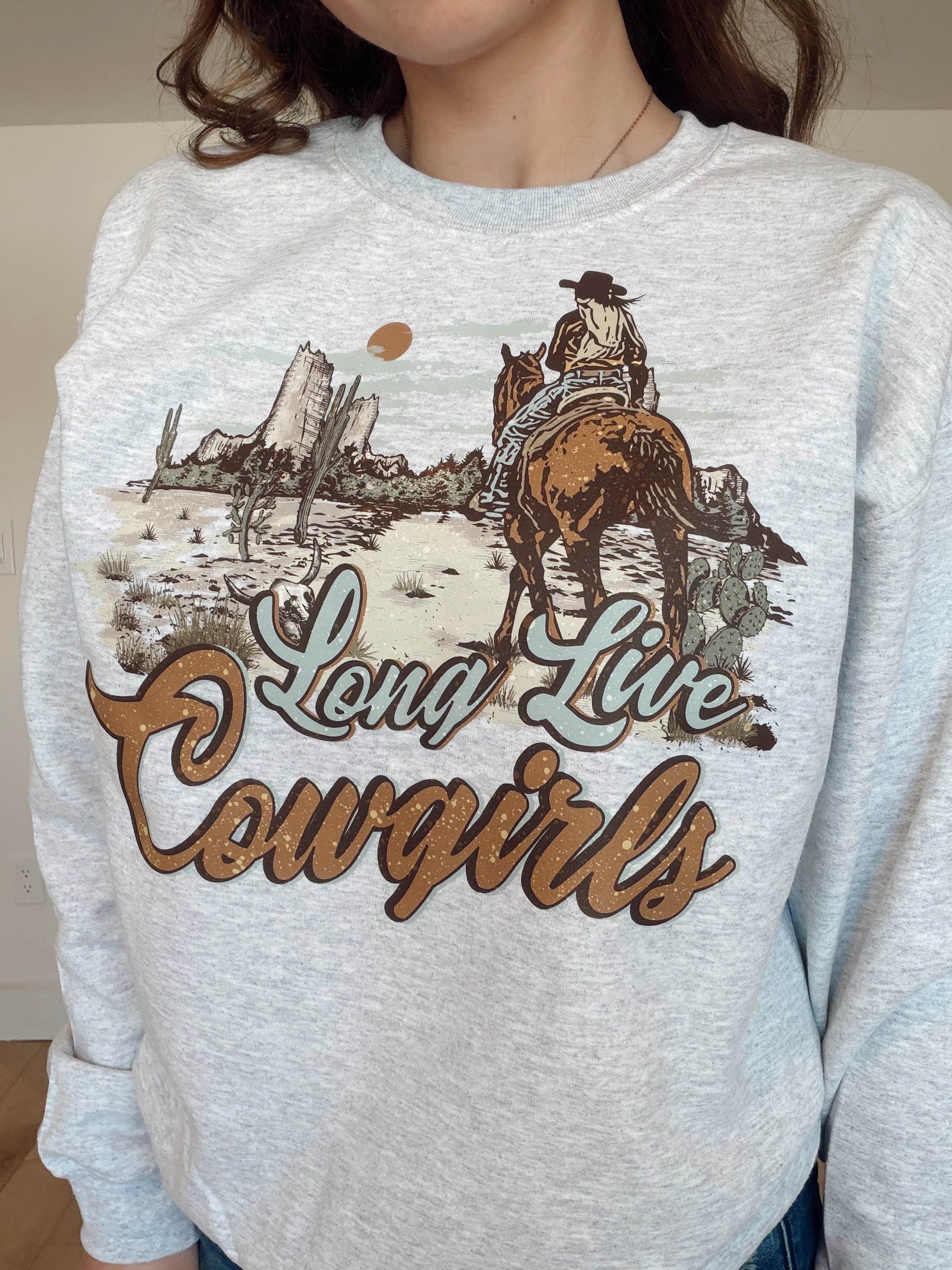 Long Live Cowgirls Crewneck