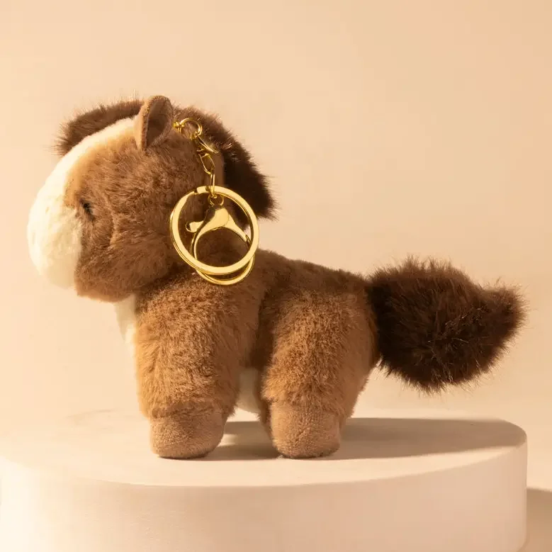 Saddle Sweetheart Bag Charm in Desert Fawn