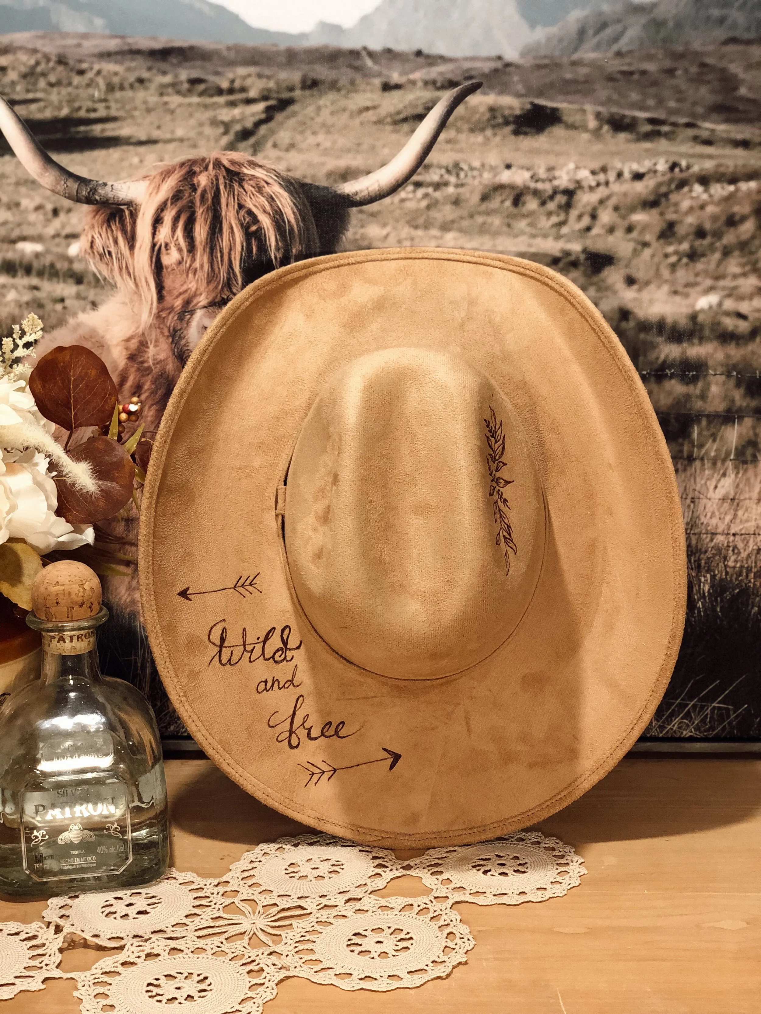 Wild & Free Custom Cowboy Hat