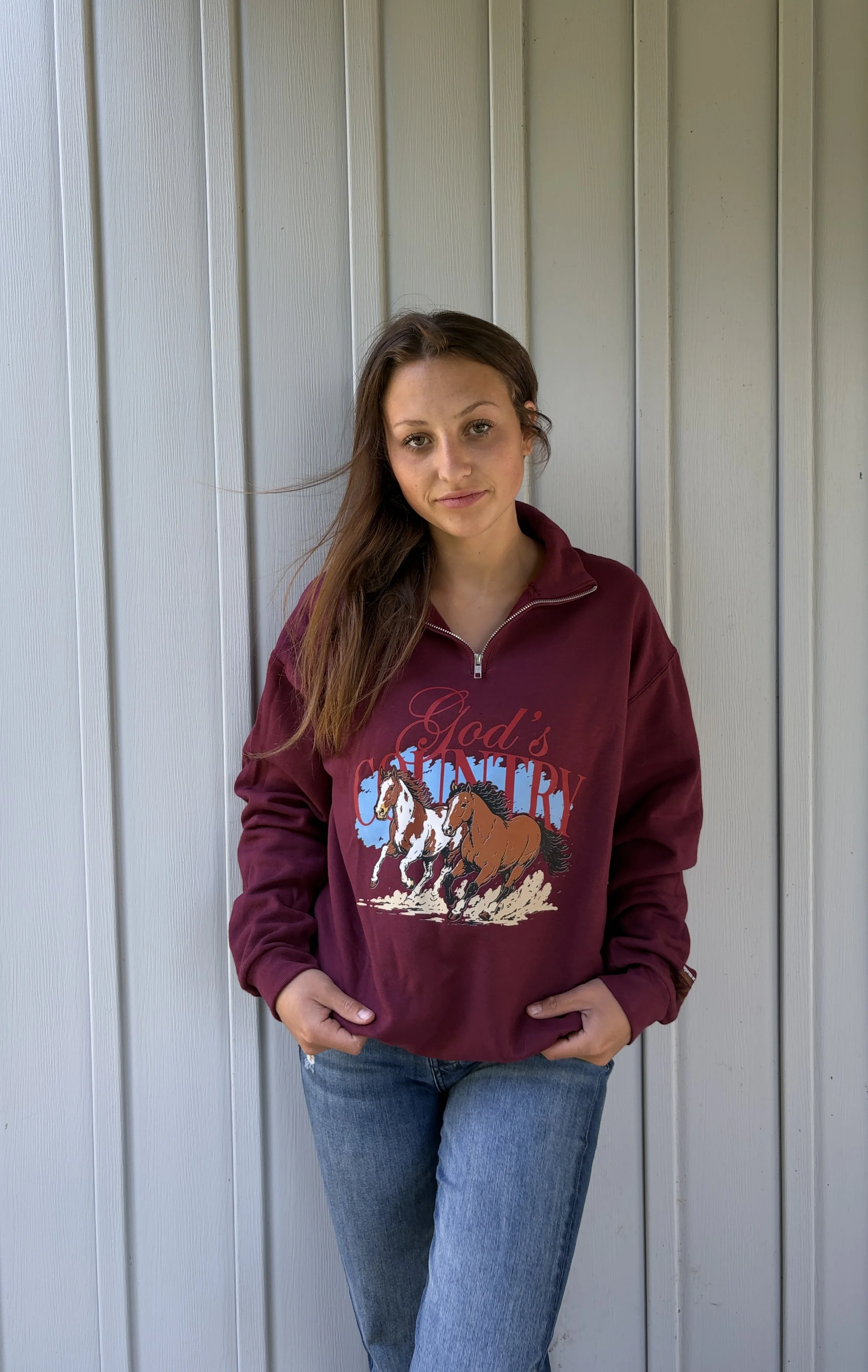 God's Country Adventure Quarter Zip