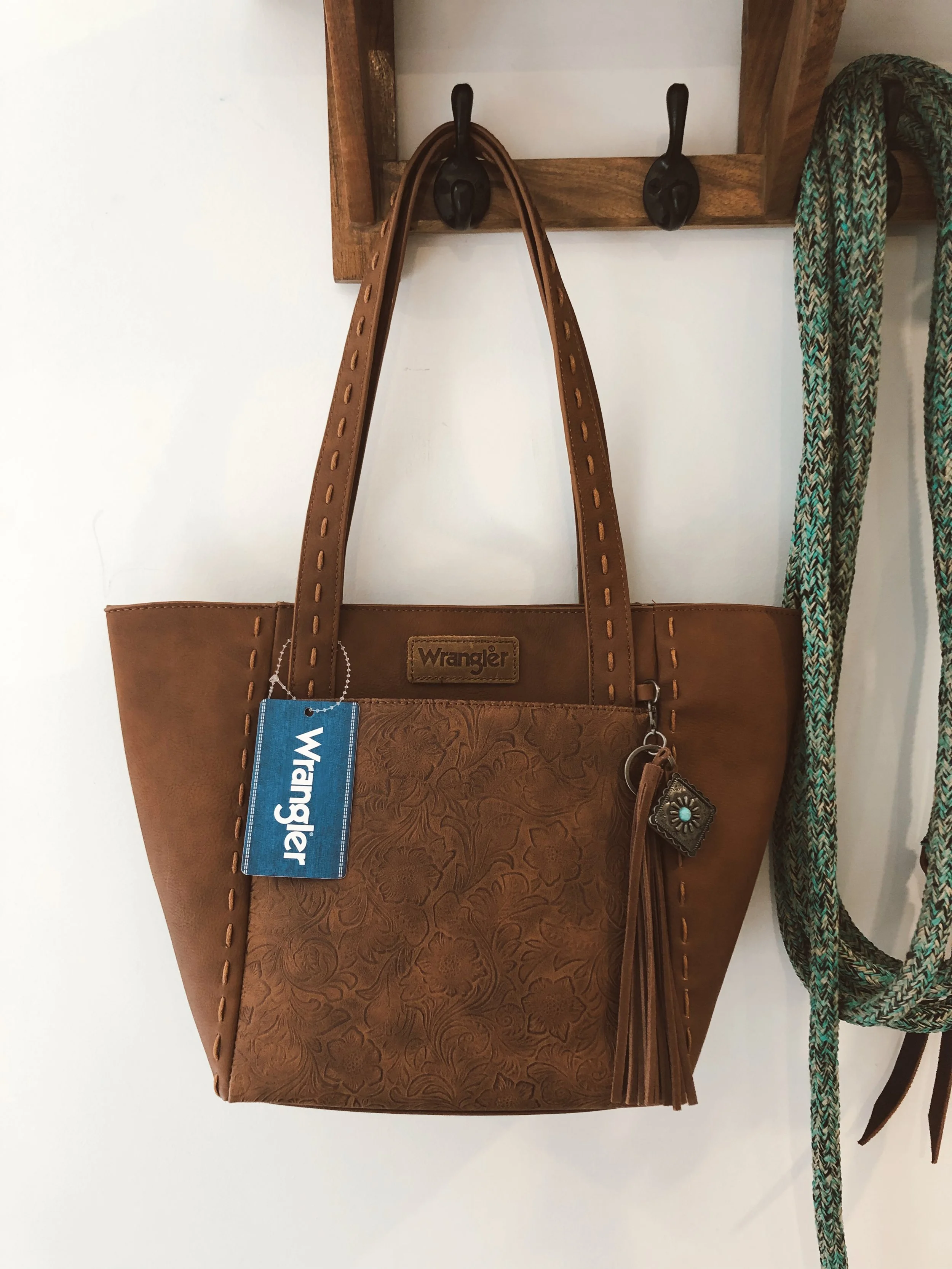 Wrangler Tooled Tote Bag