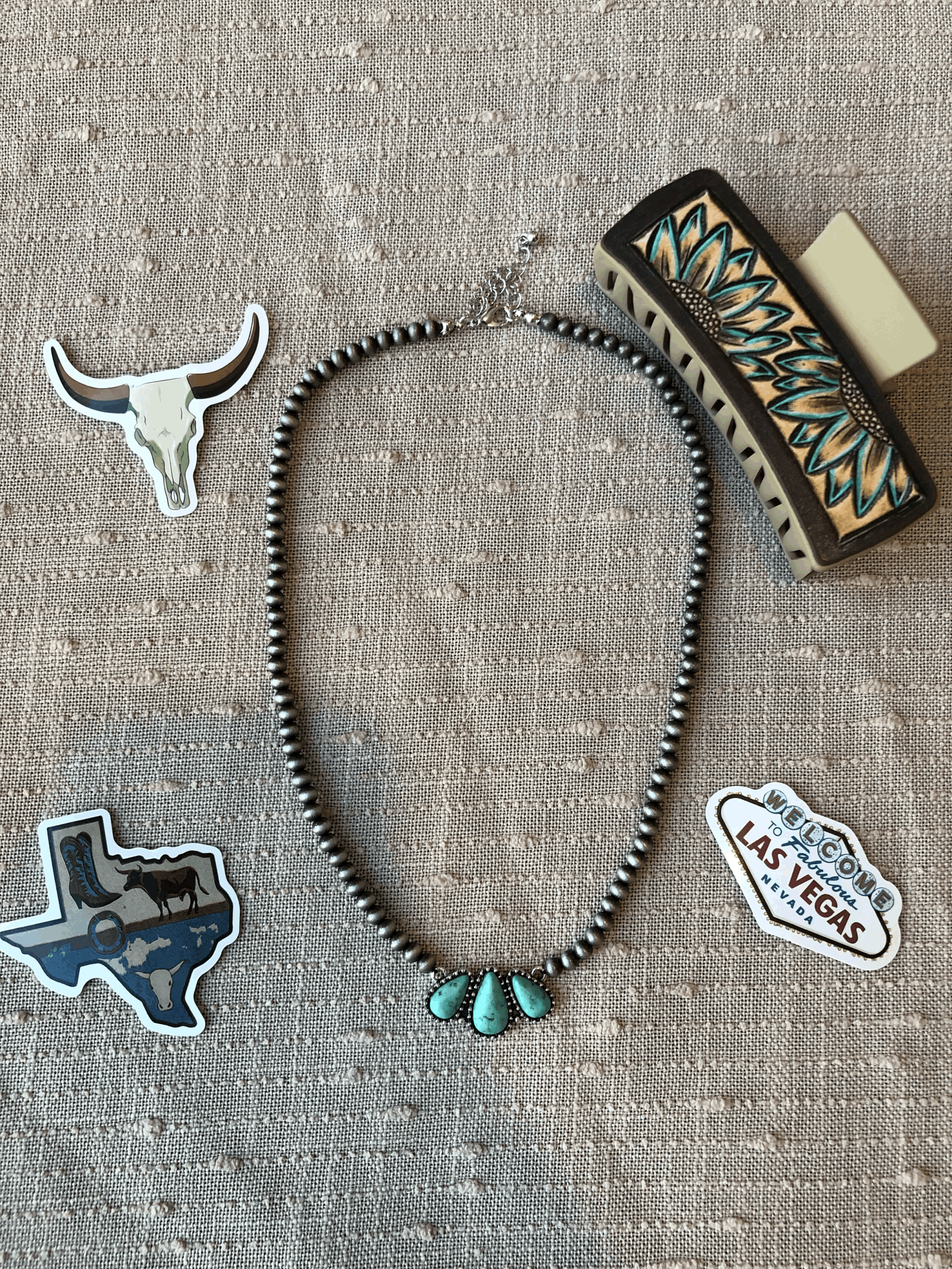 Faux Turquoise Dream Necklace