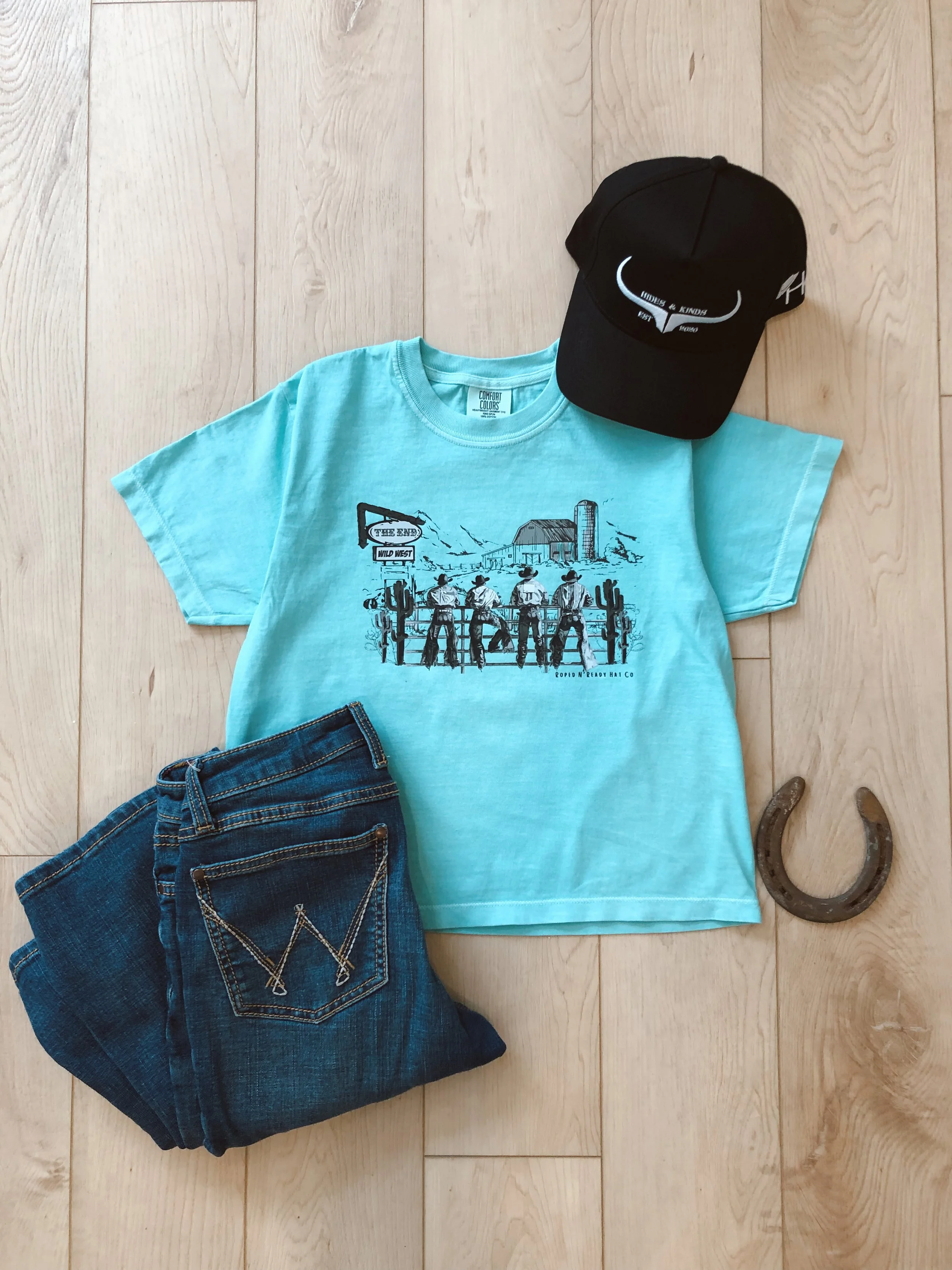 Wild West Cropped Graphic Tee
