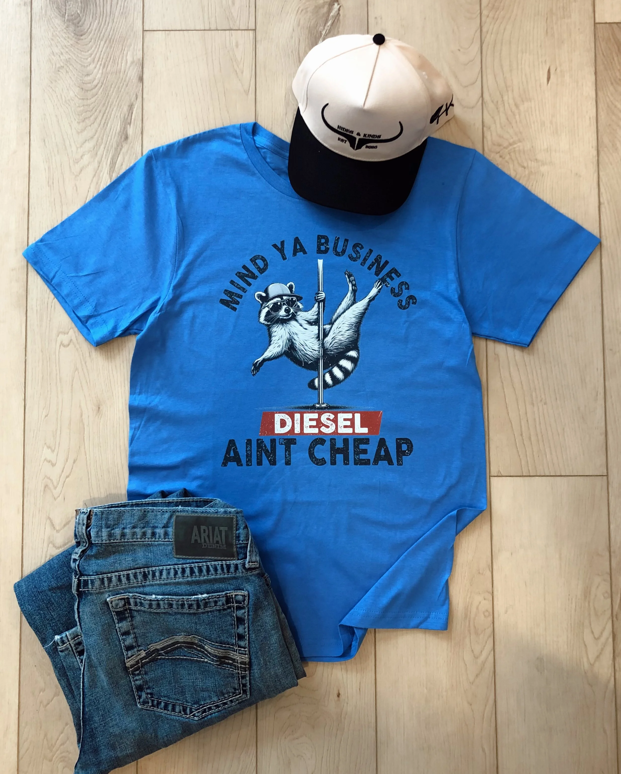 Men's "Mind Ya Business Diesel Ain't Cheap" Graphic Tee