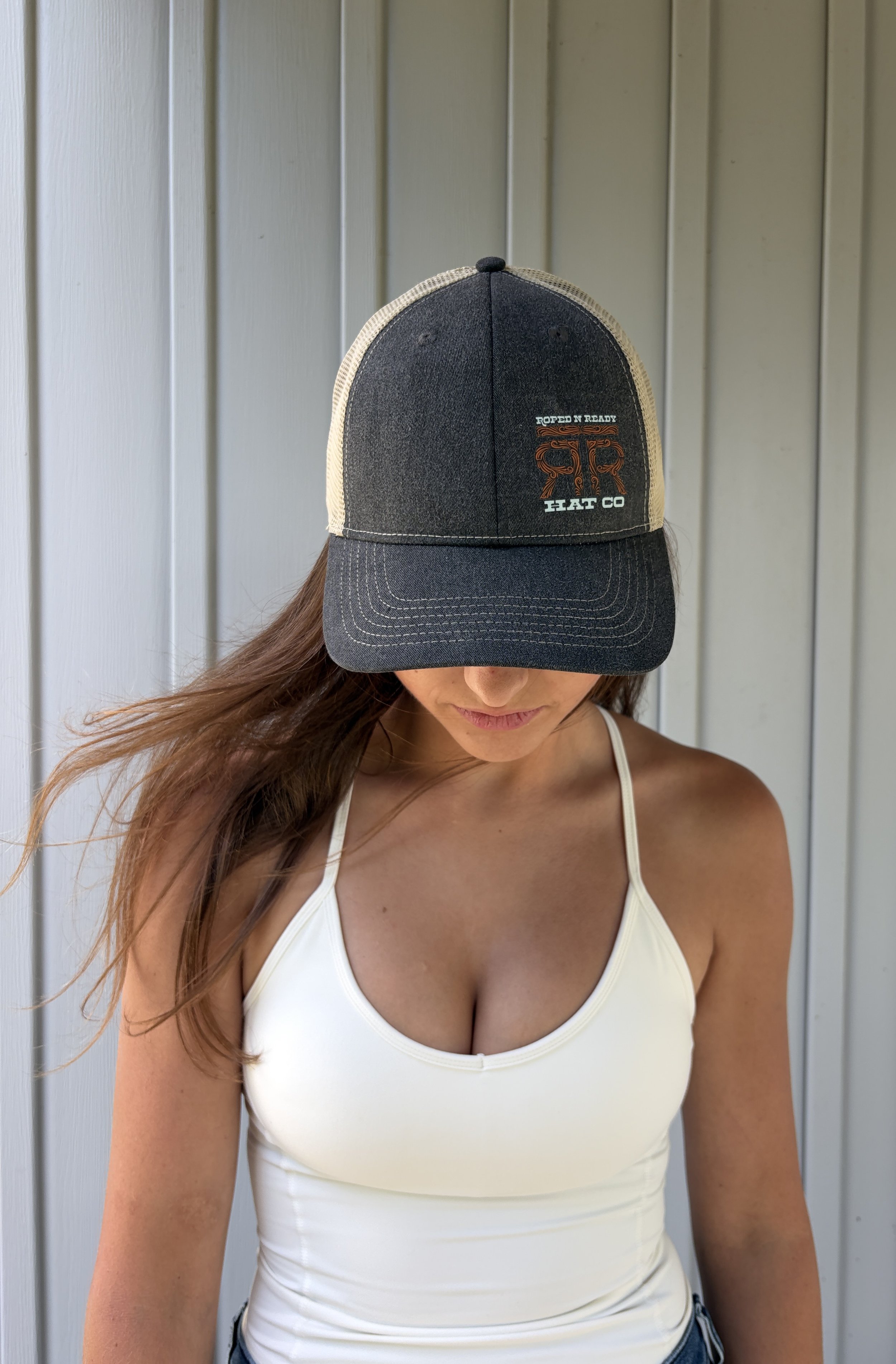 Roped N' Ready Vintage Trucker Cap