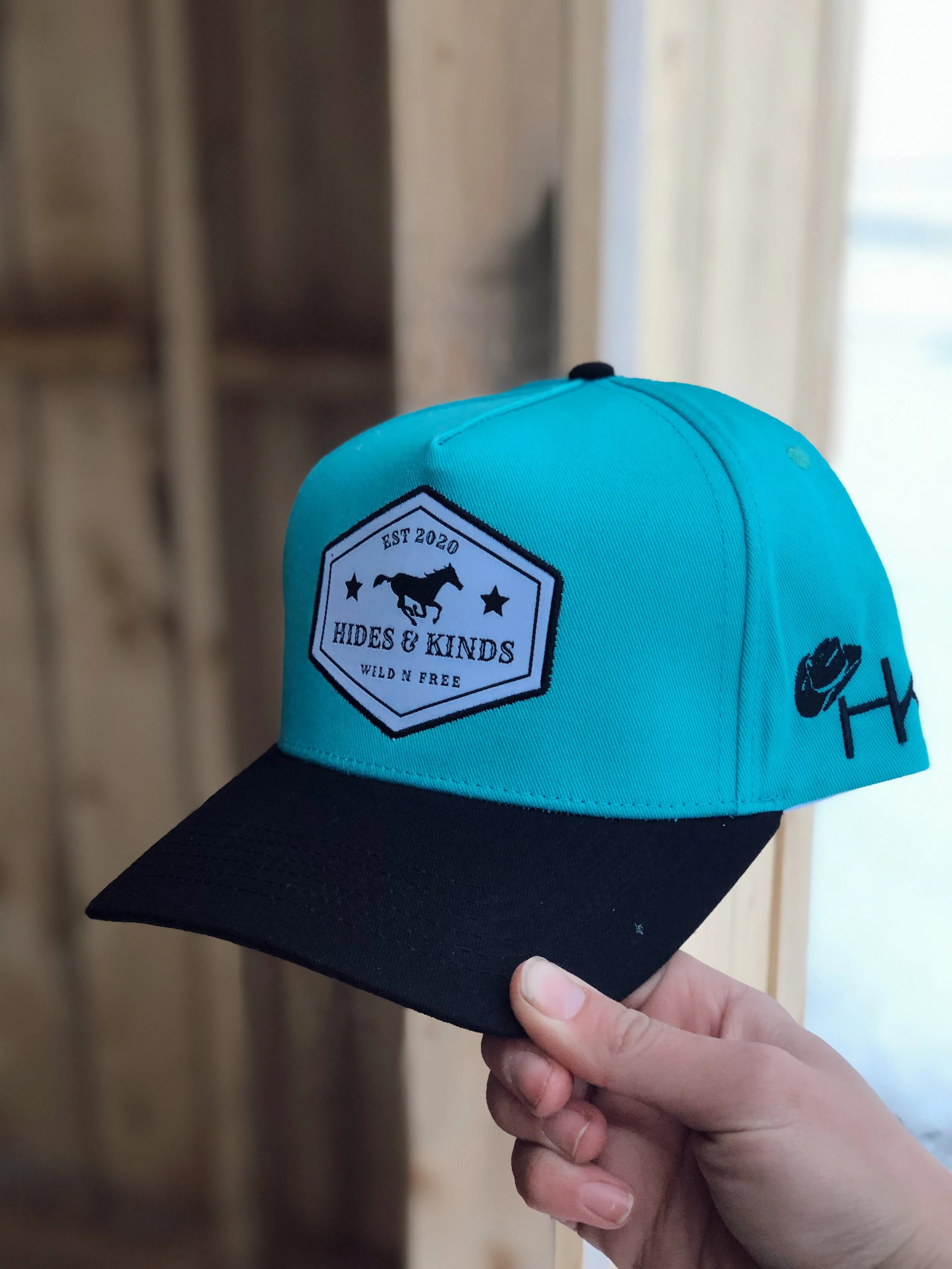 The Trail Hat ( Teal / Black) Trucker Hat