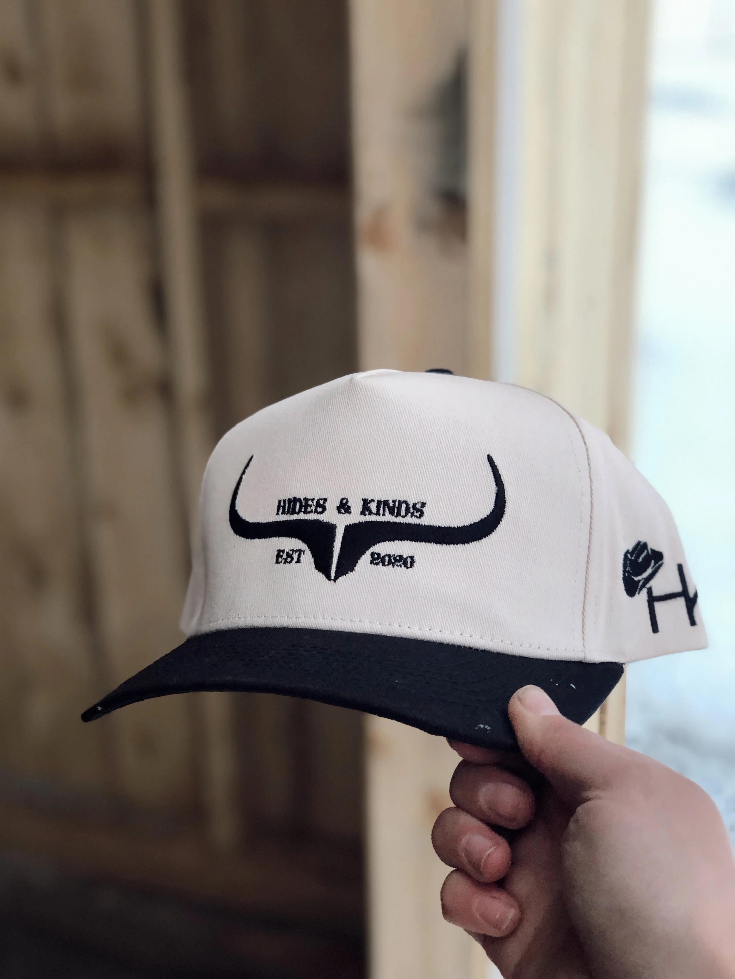 Hides N' Kinds ( Natural/Black) Trucker Hat