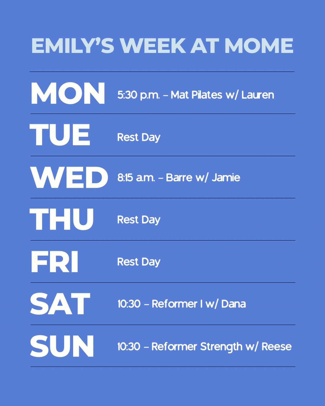 A1 since day 1 😤

Emily is the definition of consistency, showing up &amp; showing out week after week!

Most of the time she&rsquo;s rocking a bouncy blow out, but we can always count on her to show up with a big, bright smile on (I&rsquo;m working