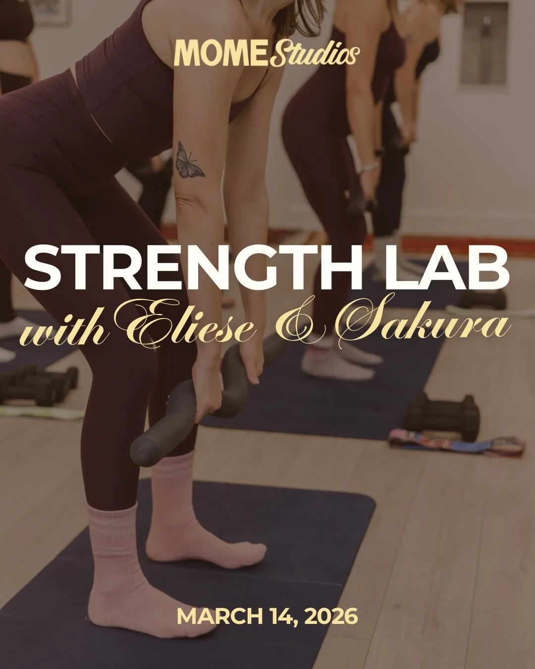 Let&rsquo;s get stronger, TOGETHER 💪

Welcome to Strength Lab: your starting point for building a strong, confident foundation in strength training. In this introductory workshop, Sakura and Eliese will break down the fundamentals so you can join St