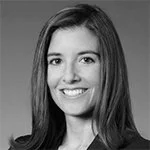 B&W Headshot Christina Prusak Chianese Sidley