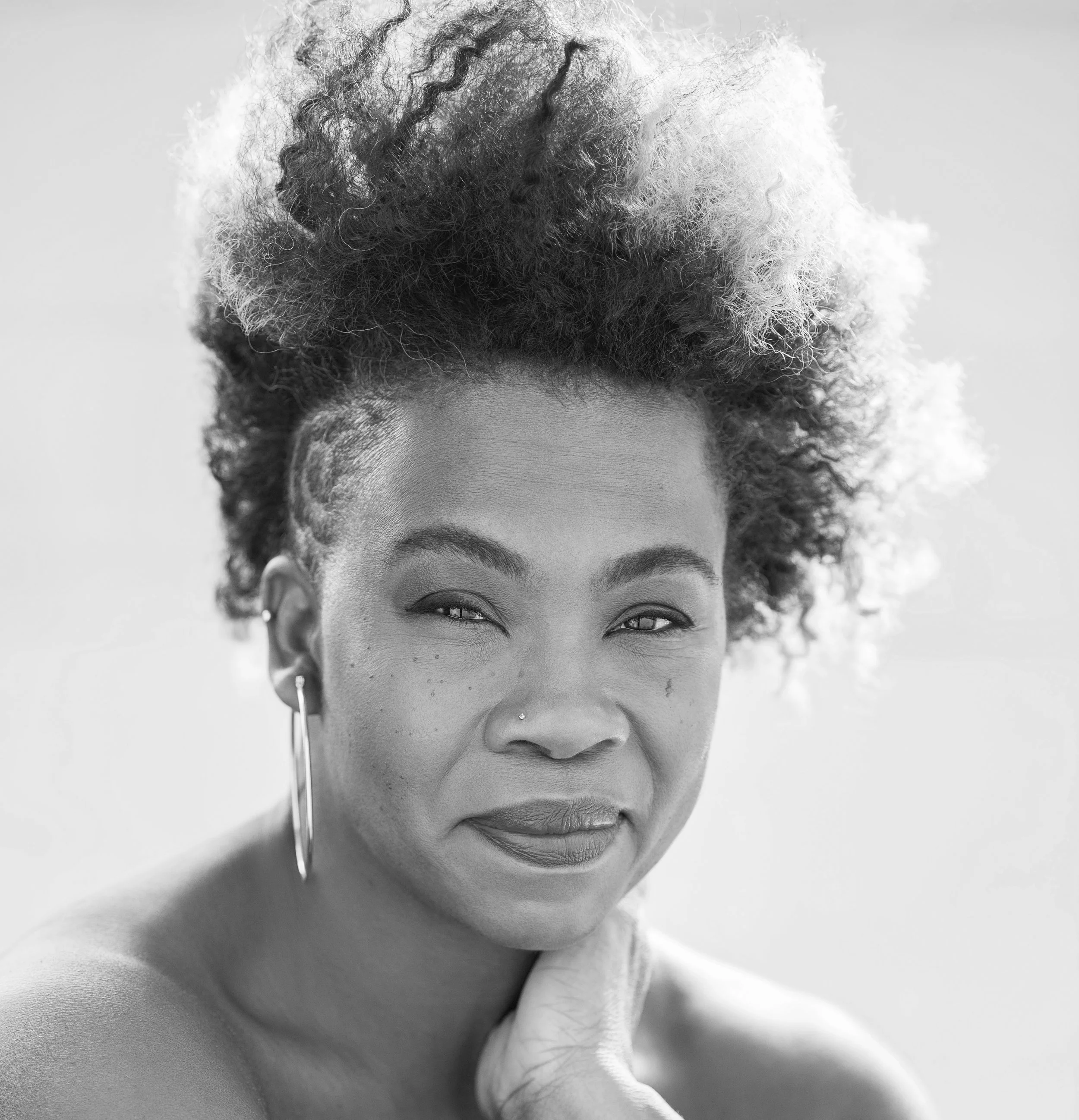 B&W Headshot Hollie Wright