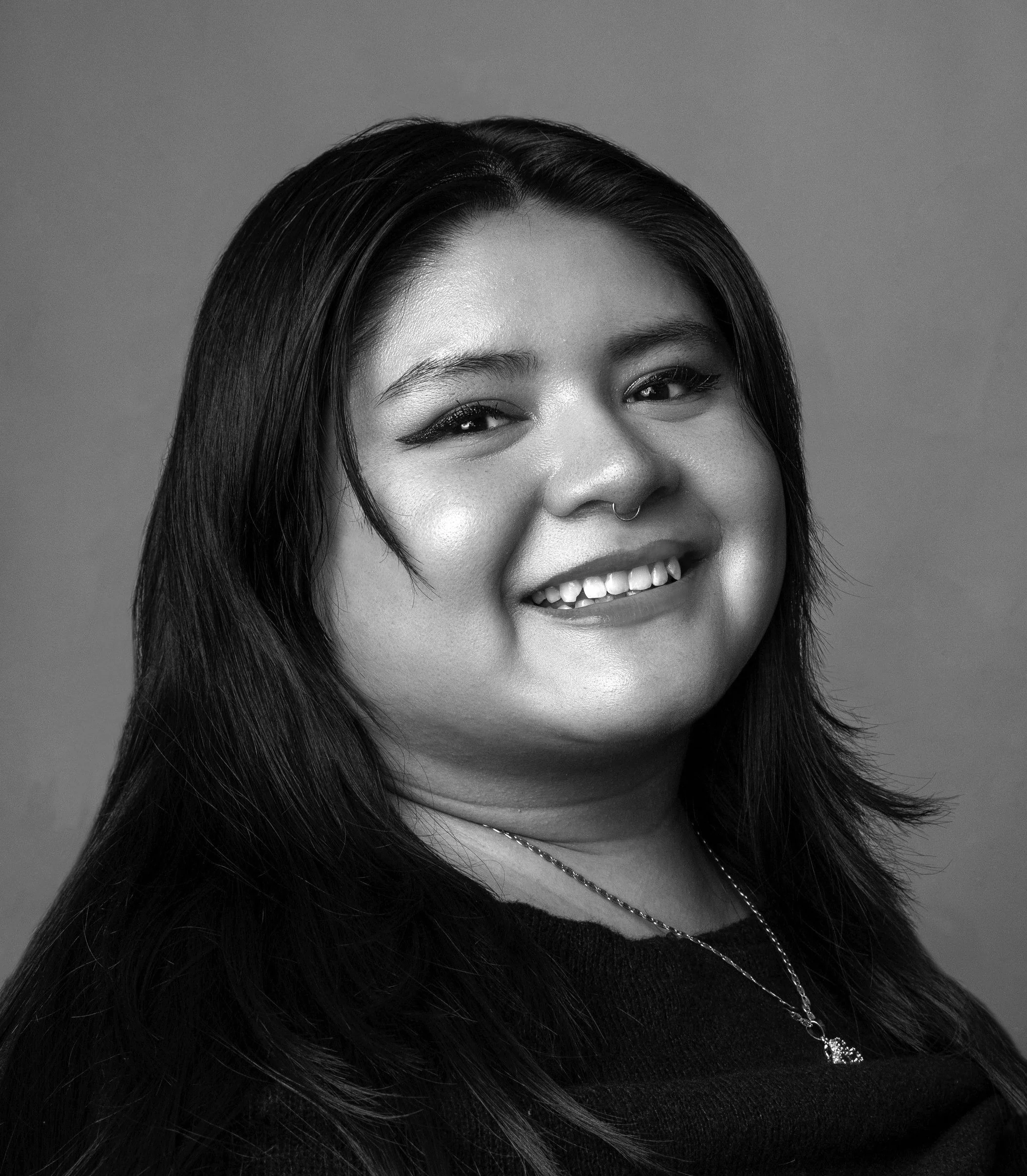 B&W Headshot Mariela Olivan