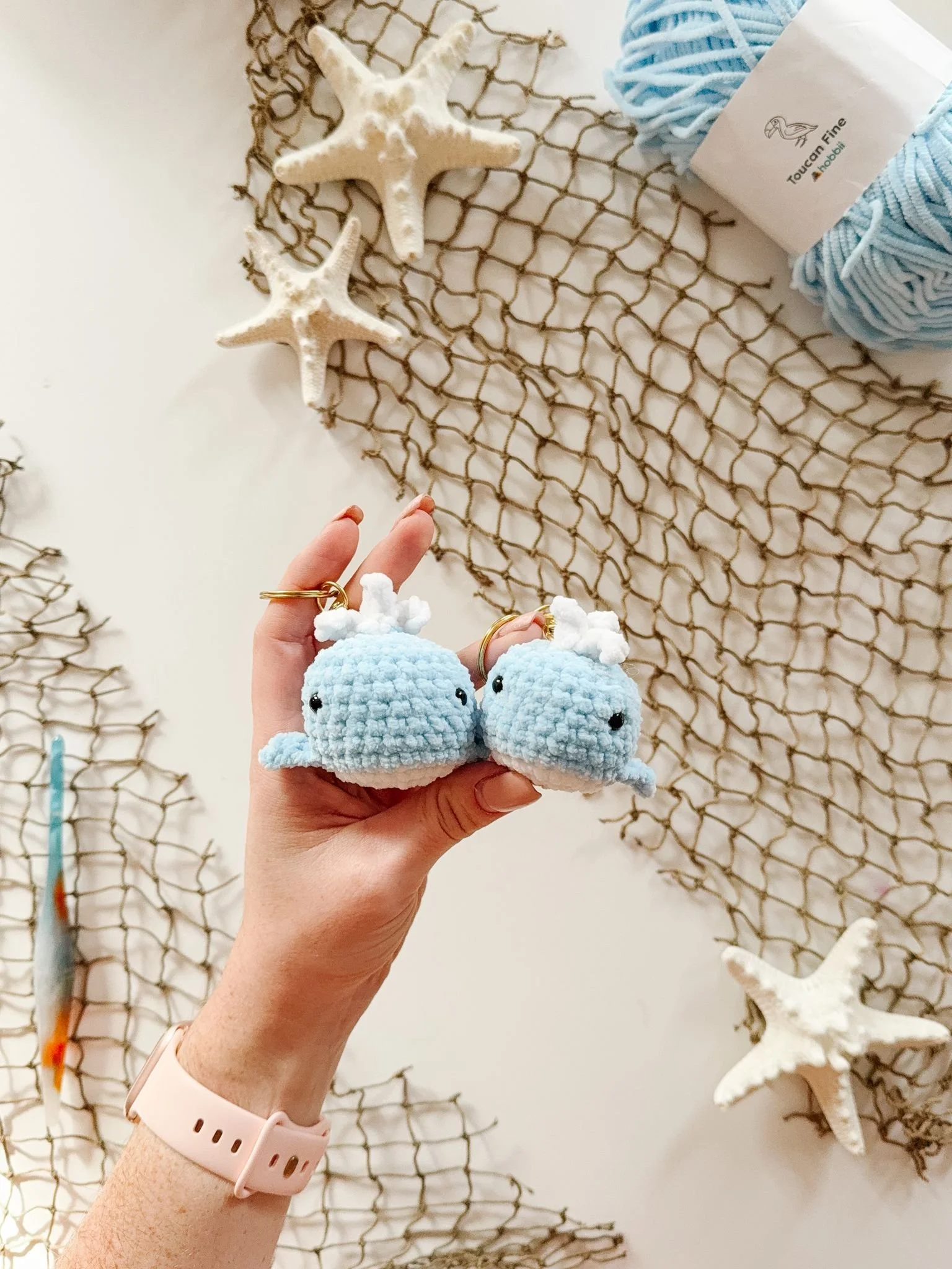 FREE PATTERN | Crochet Whale Keychain