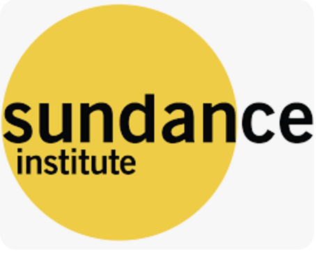 Sundance Institute logo with black text on a yellow circle