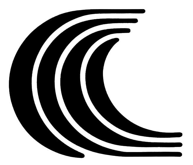 Abstract black wave pattern on white background