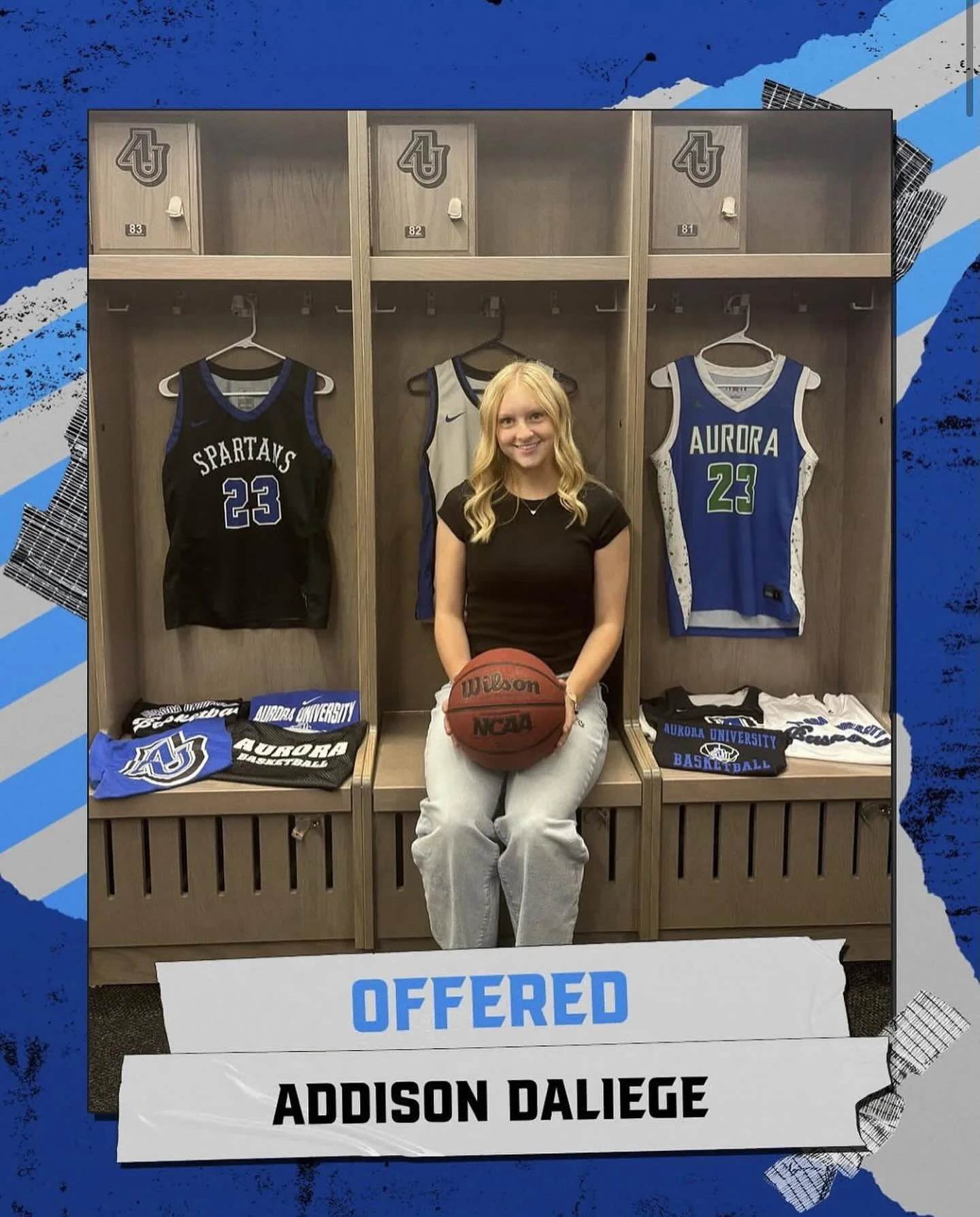 Way to GO ADDISON!! Congrats on the offer from Aurora University, very well deserved! Your HawksFam is PROUD! #HawskFam #HardWorkAintEz