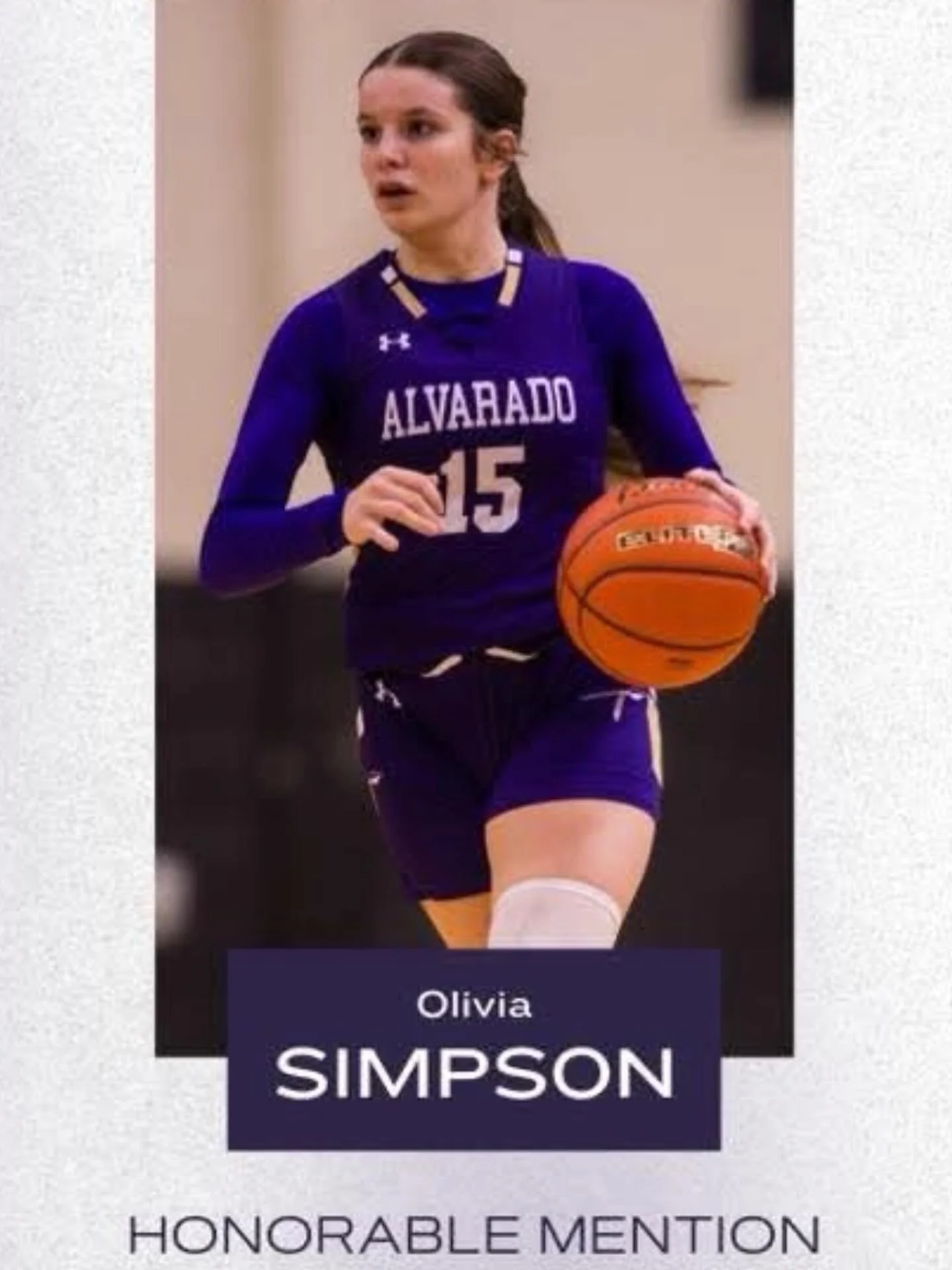 Congrats Olivia 

All District Honorable Mention 

Under the radar and due for a breakout season next year. Big summer loading and preparation is full steam ahead, can&rsquo;t wait to see the story unfold. Stay hungry and focused! #HawksFam #HardWork