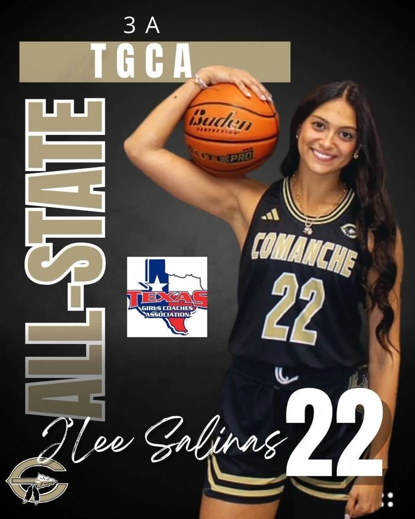 ‼️ 2026 G J&rsquo;Lee Salinas‼️
TGCA ALL STATE! 

Congrats on an OUTstanding season! #HawksFam