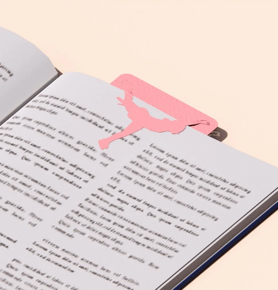 Start with a very simple design of a bookmark. This product could be so easily produced and distributed.
And this idea can be applied to maybe other stuff like paper clips as well.