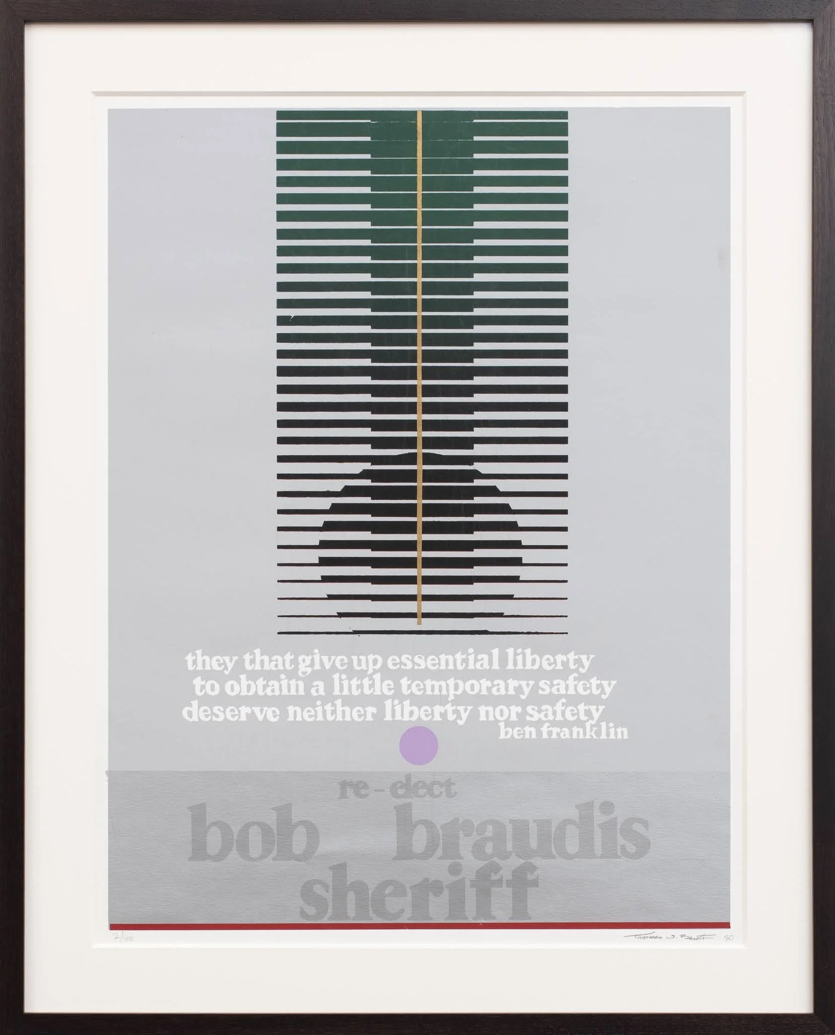 Re-Elect Bob Braudis, 1990