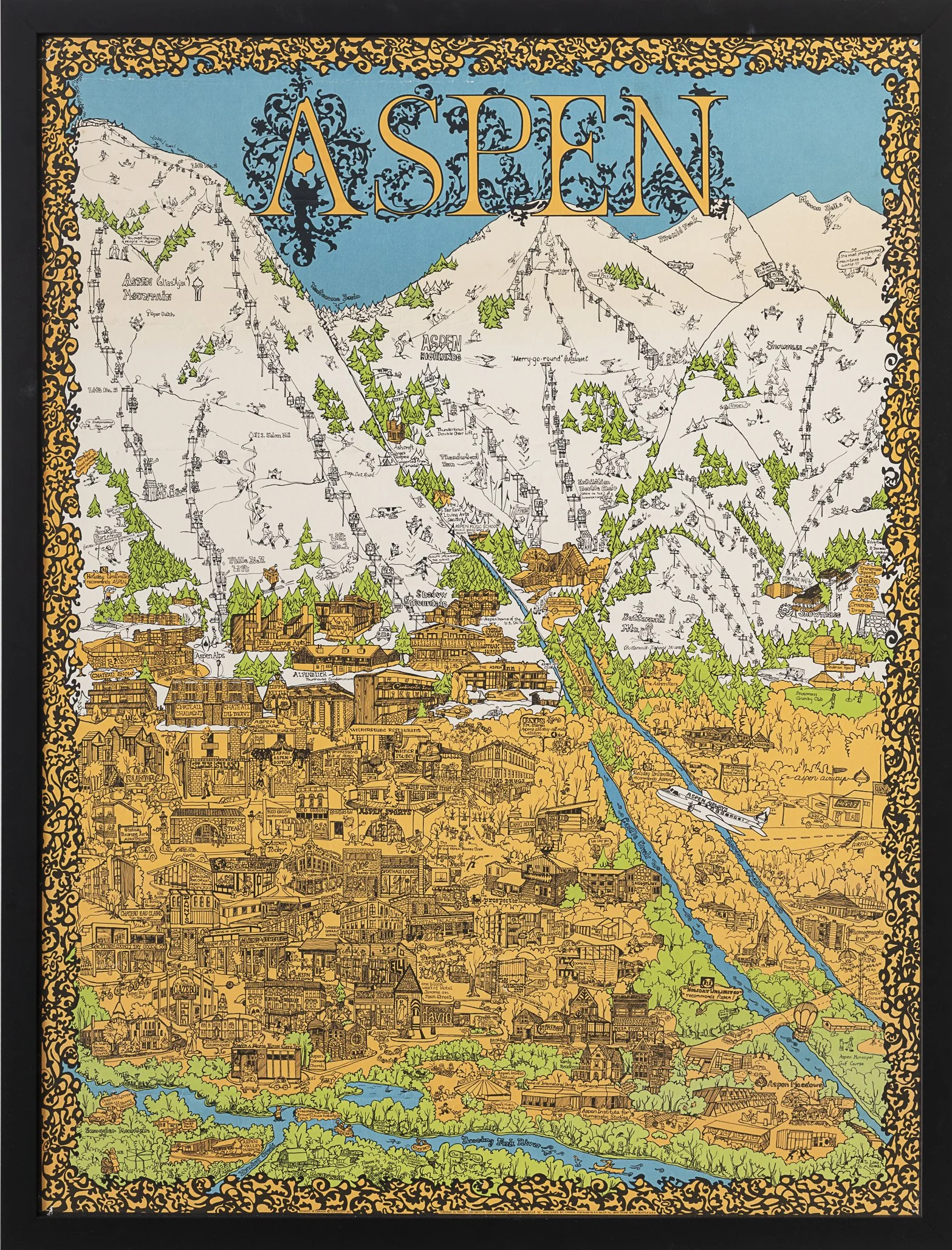 Aspen Map, 1971