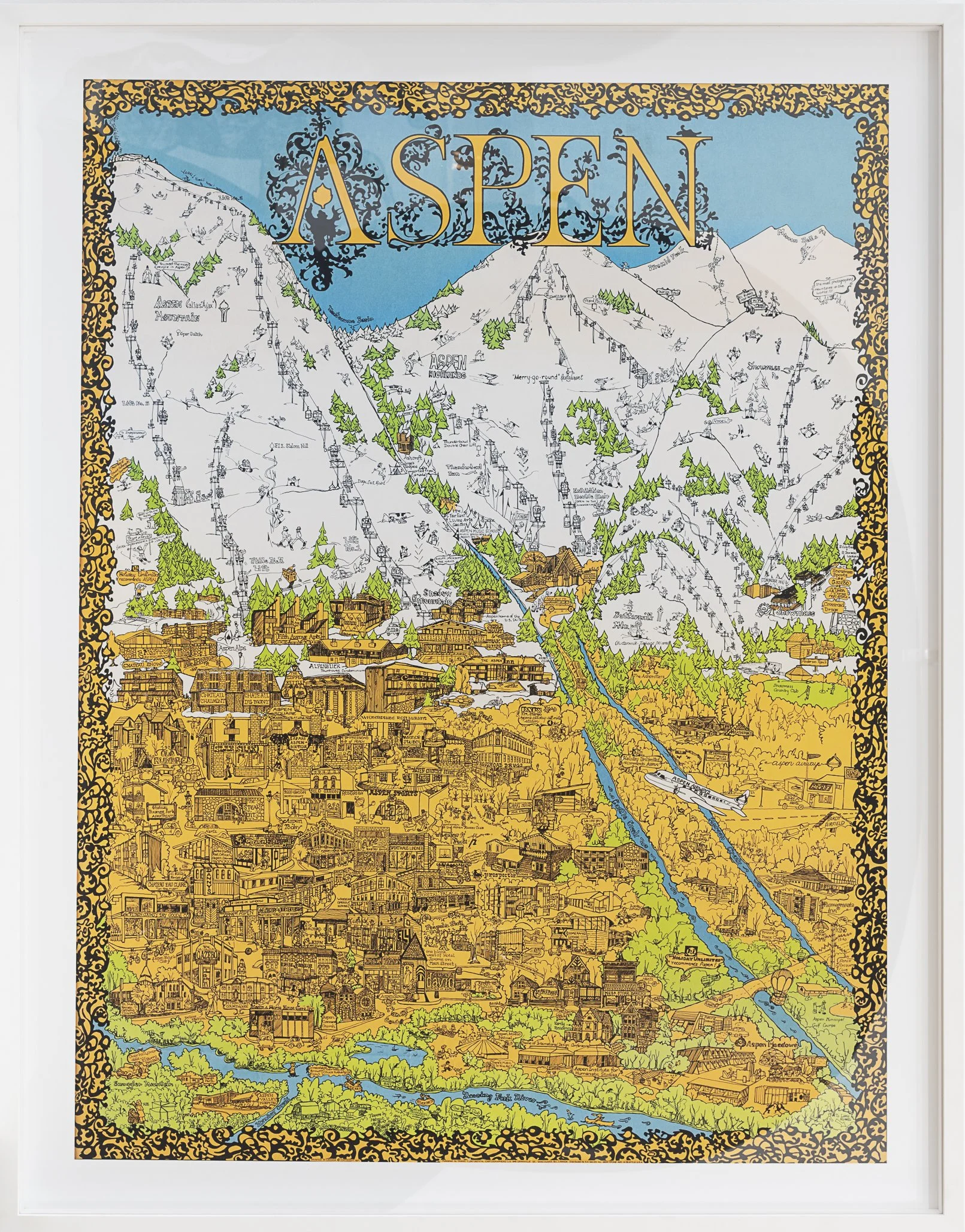 Aspen Map, 1971