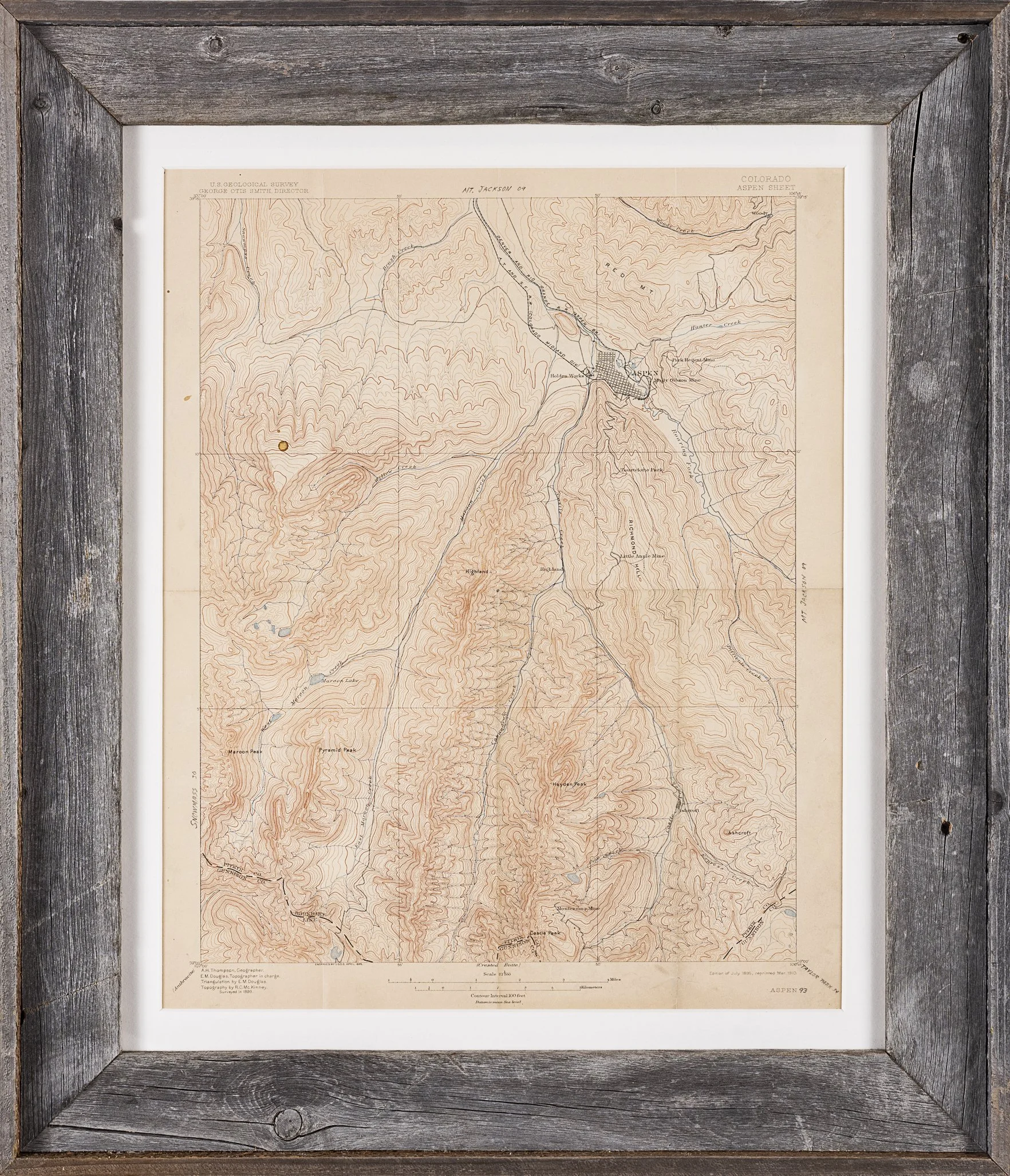 Mt. Jackson Mining Map