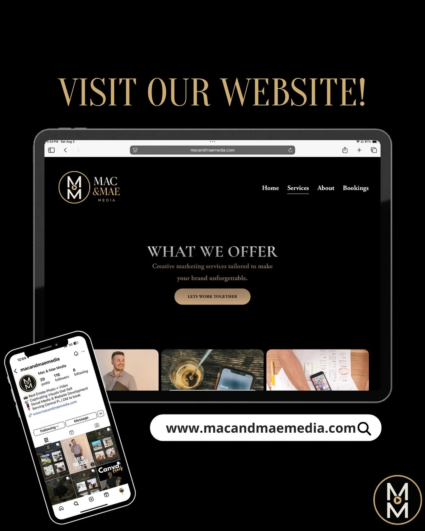 Explore our website to see how Mac &amp; Mae Media can elevate your marketing game.
From social media to stunning visuals and websites &mdash; let&rsquo;s create something unforgettable.

📲 Visit us now: www.macandmaemedia.com

#MacAndMaeMedia #Mark