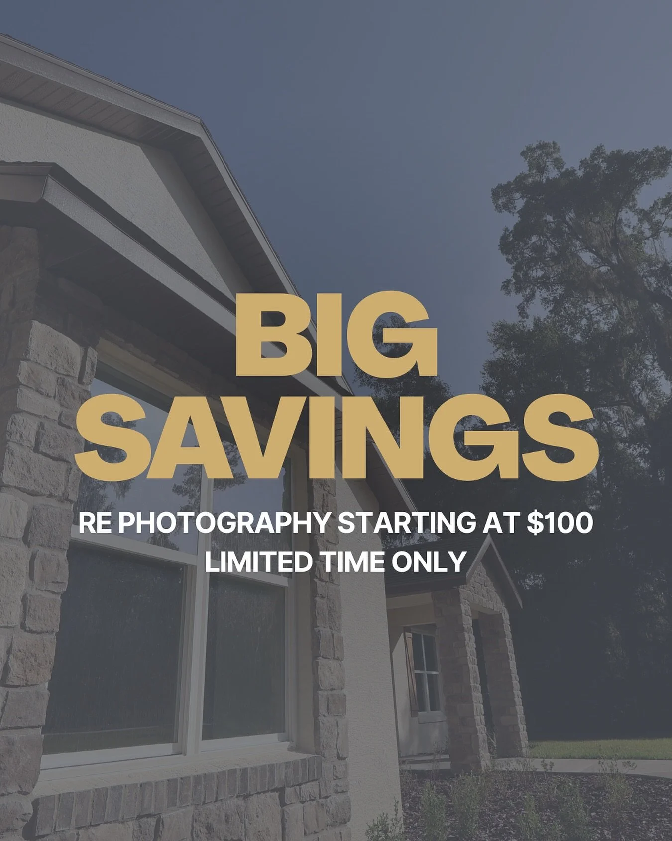 Big savings on listing photos 📸✨
Right now shoots start at just $100 (limited time only). If you&rsquo;ve been thinking about updating your listings, this is the sign to do it.

Shoot me a message and let&rsquo;s lock it in! 🙌

#RealEstatePhotograp