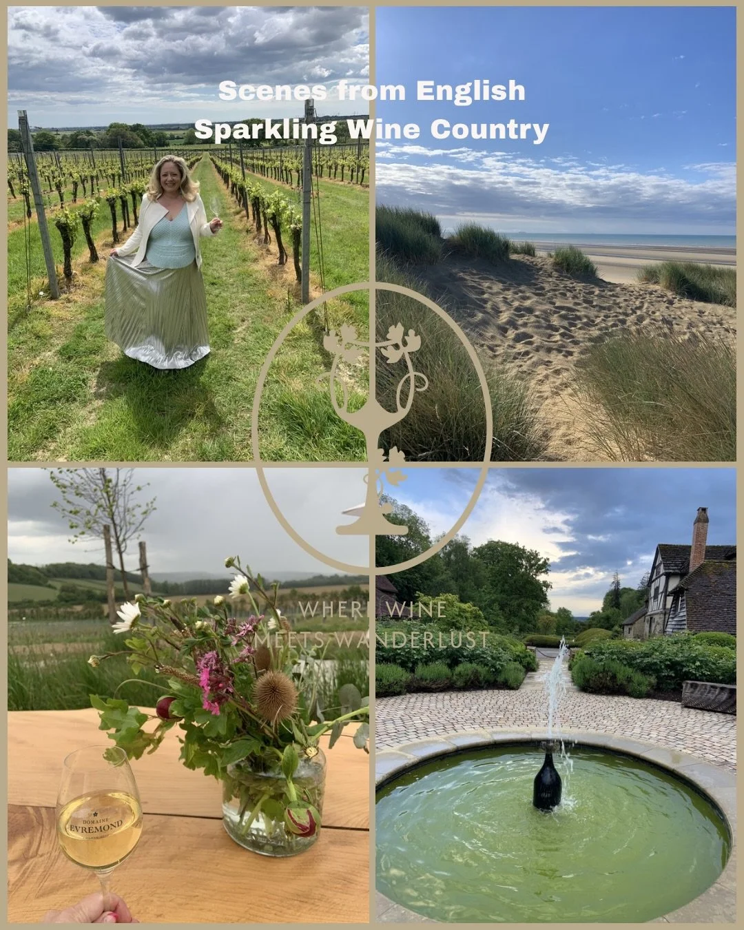 The English countryside &amp; British sparkling wine are as delightful, delicious, &amp; enticing as anticipated. We&rsquo;ve been treated to warm British hospitality, delicious food, &amp; stunning wine at every turn. Cheers to another The Cultured 