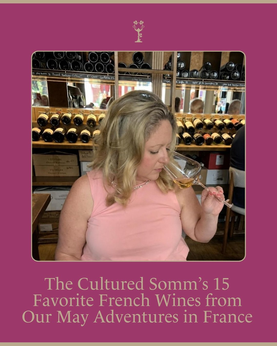 Francophile &amp; oenophile for life. In May we spent 10 beautiful days in France drinking in all the wine, gastronomy, culture, &amp; joie de vivre we could. Here are my 15 favorite wines &amp; where I enjoyed them over the course of this delightful