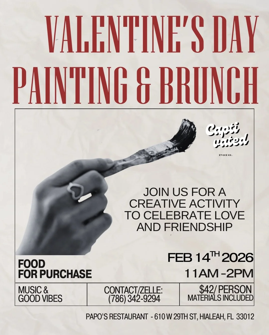 Super excited for this class 💌 DM if any questions or info. 
.
.
.
#paint #miamievent #browardevent #valetinesday #paintingclass
