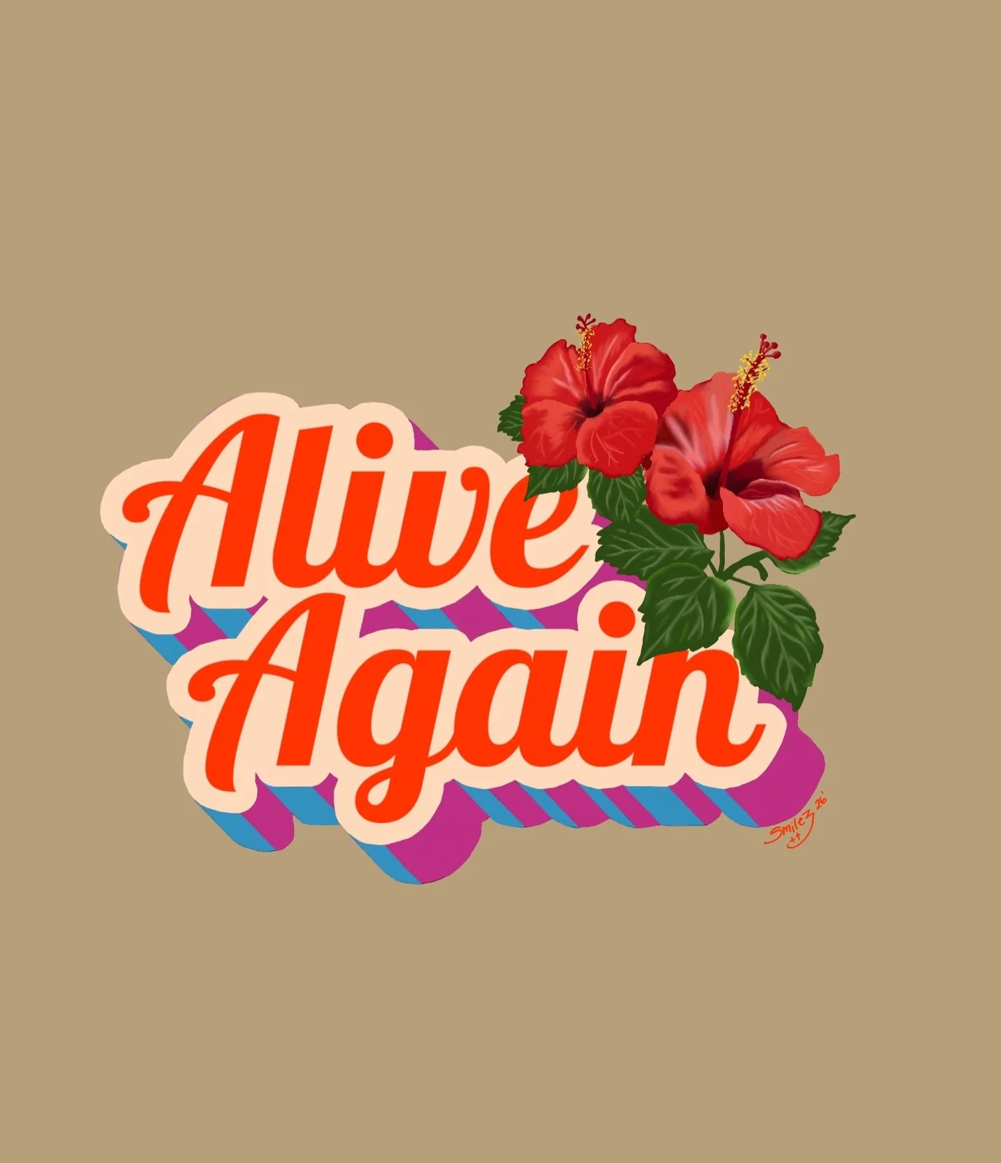 Working on the live painting for tomorrow&rsquo;s @liftedinfaithmvmt &lsquo;s Festival with the theme of &lsquo;Alive Again&rsquo; A celebration of resurrection, renewal, and hope 🌺 Excited to connect with other people of faith and or walks of life 