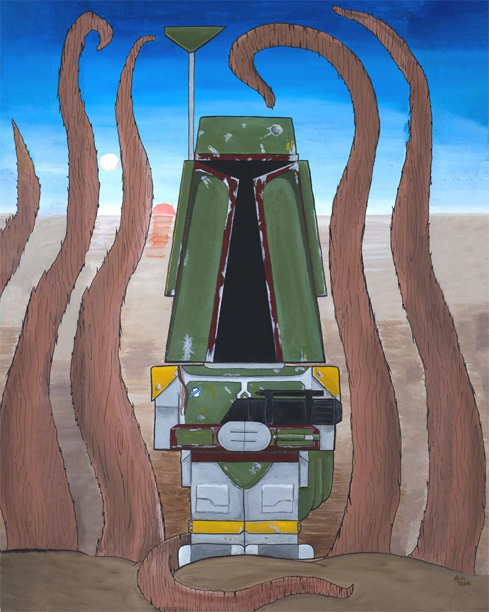 Boba Fett Sarlac Pit Painting