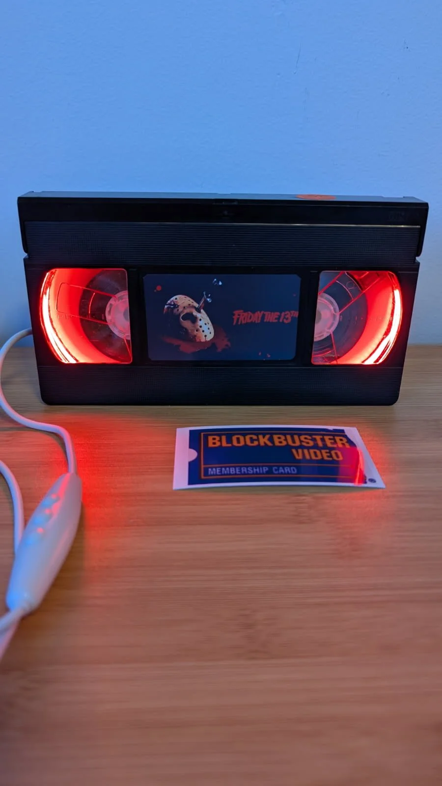 VHS [Red] Lamp: Friday the 13th (Order to ship)