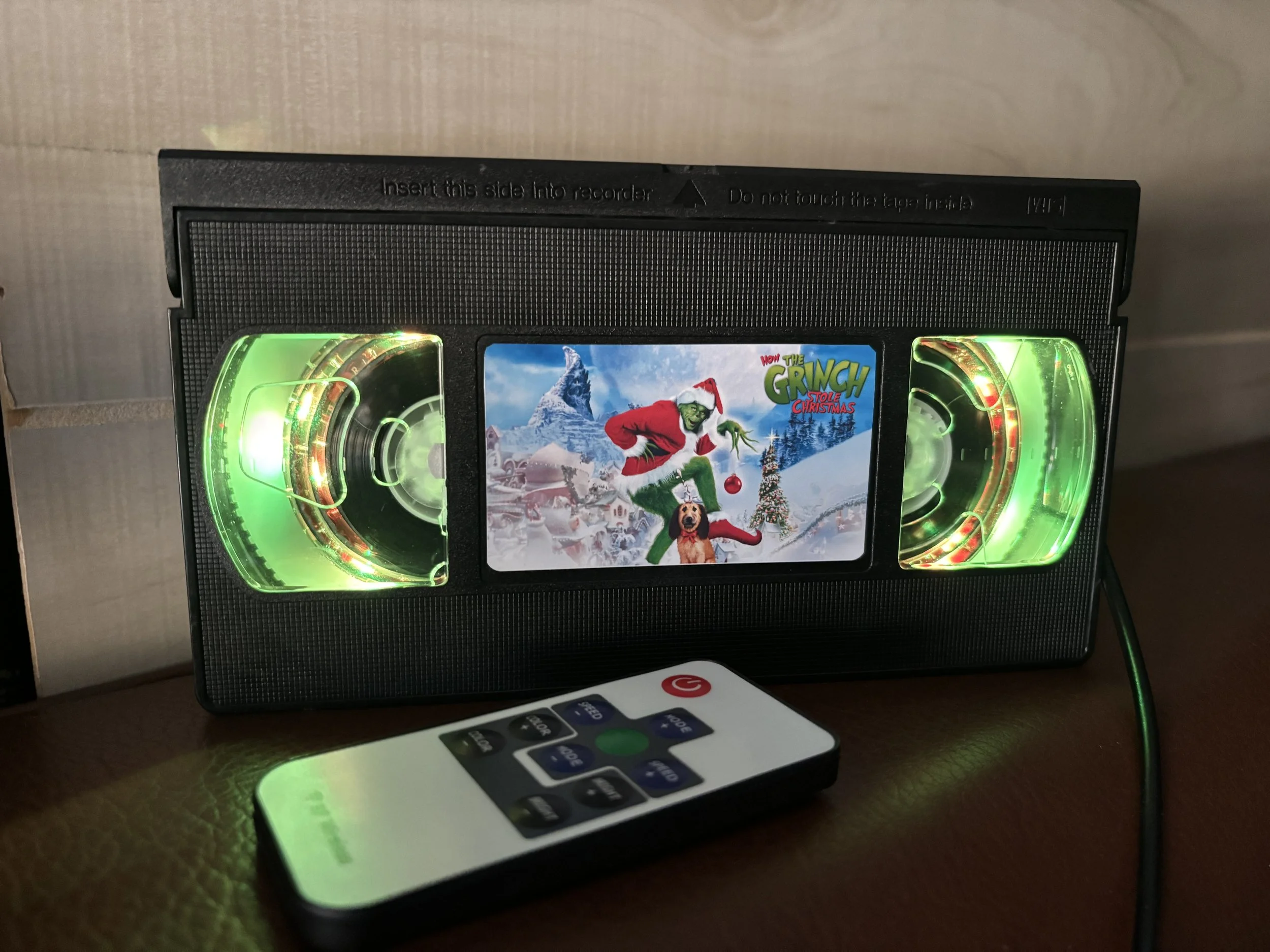 VHS Lamp - How The Grinch Stole Christmas