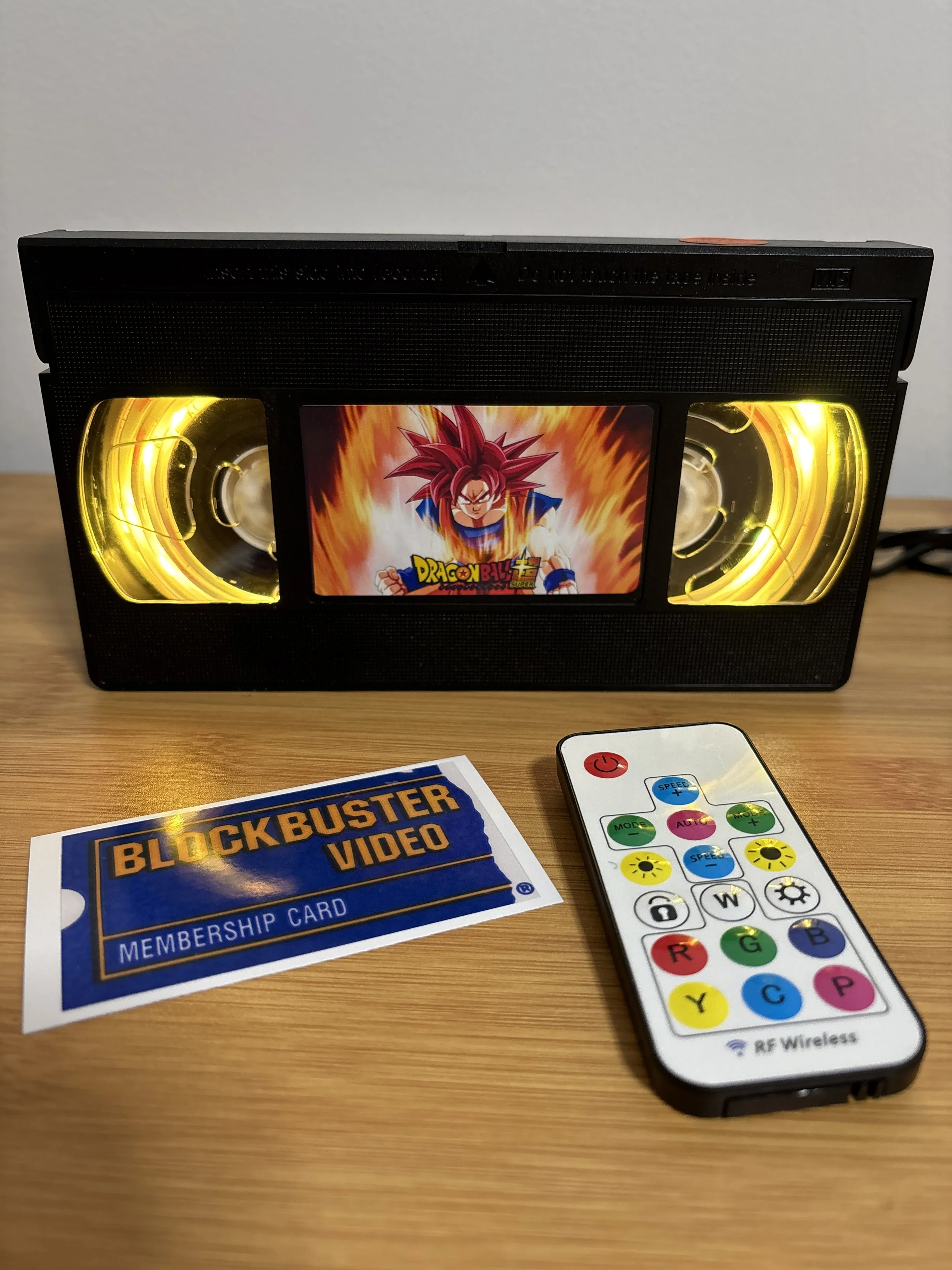 Dragon Ball Z VHS Lamp