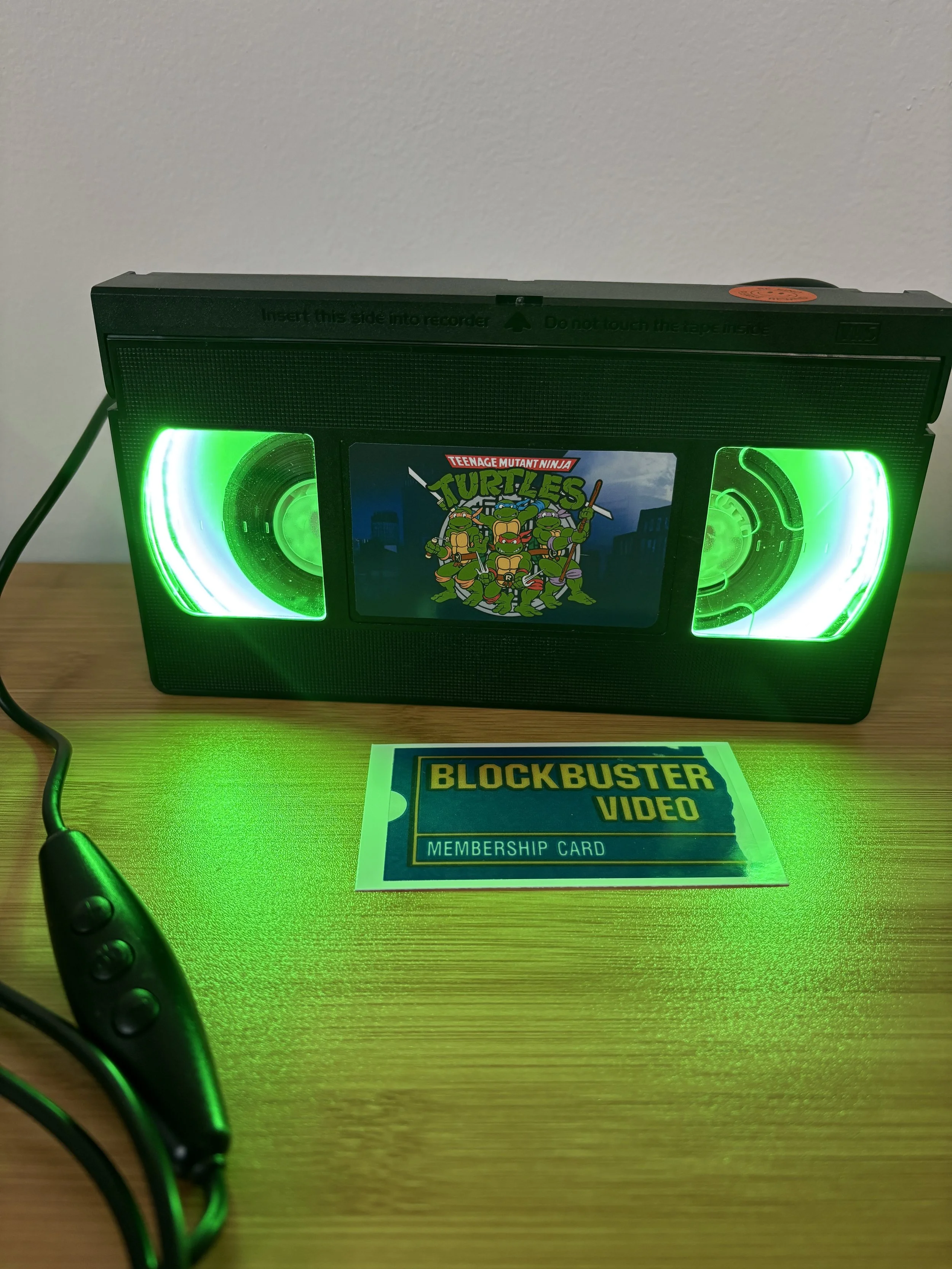 Teenage Mutant Ninja Turtles VHS Lamp (Order to ship)