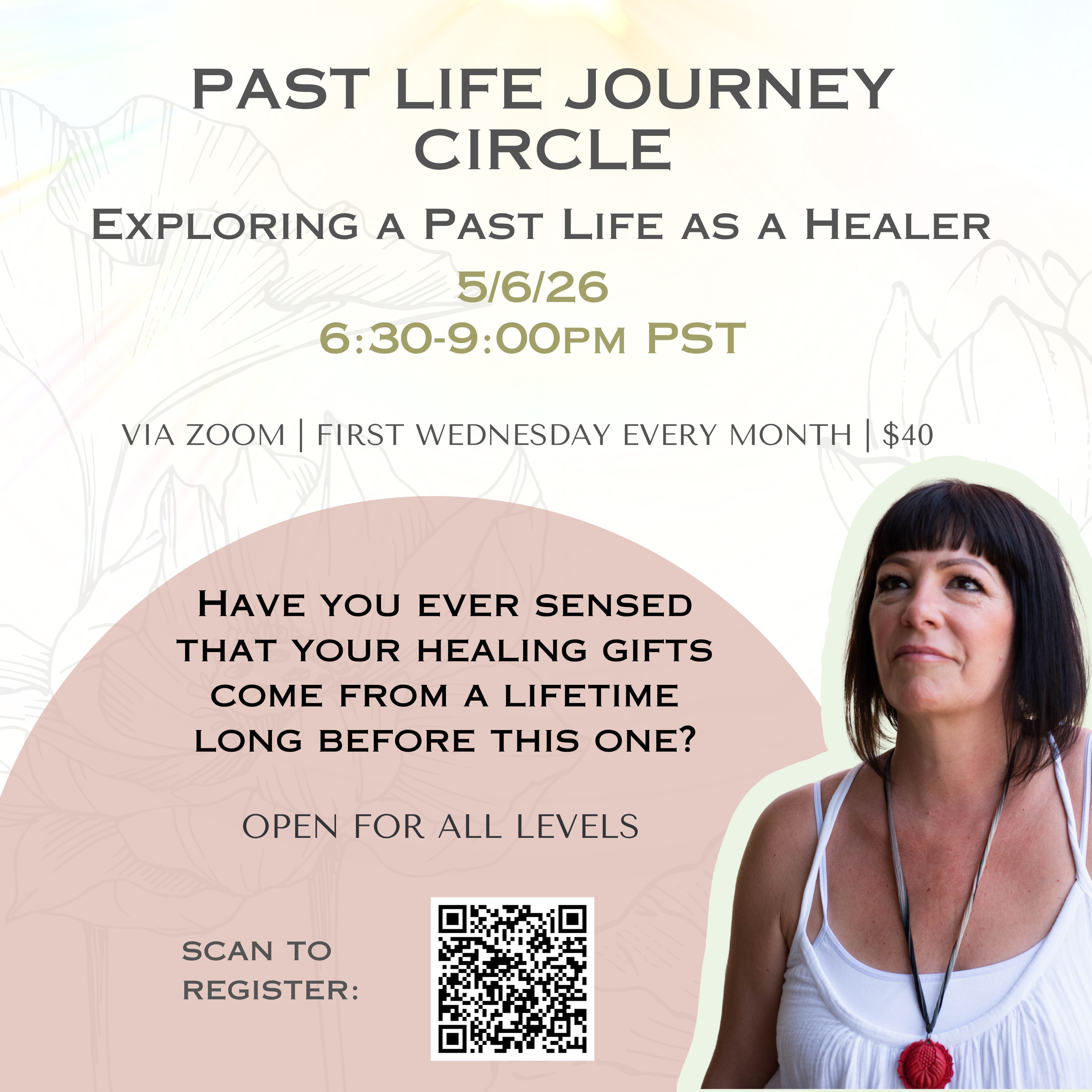 Past Life Hypnosis Journey Circle
