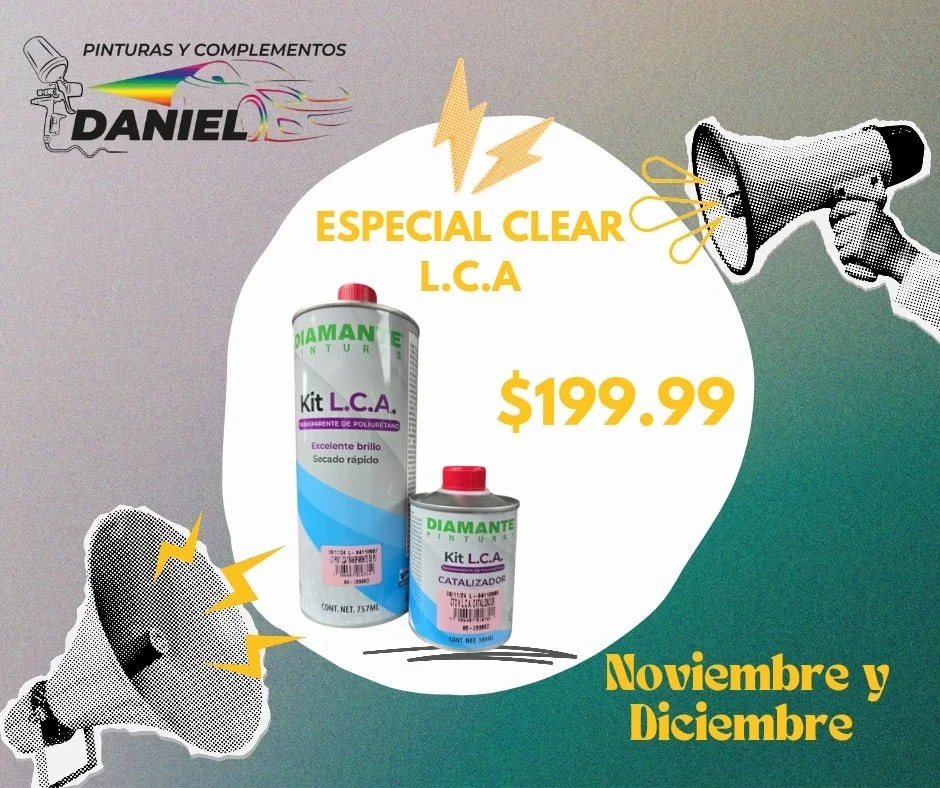 Especial NOVIEMBRE Y DICIEMBRE 

CLEAR L.C.A $199.99