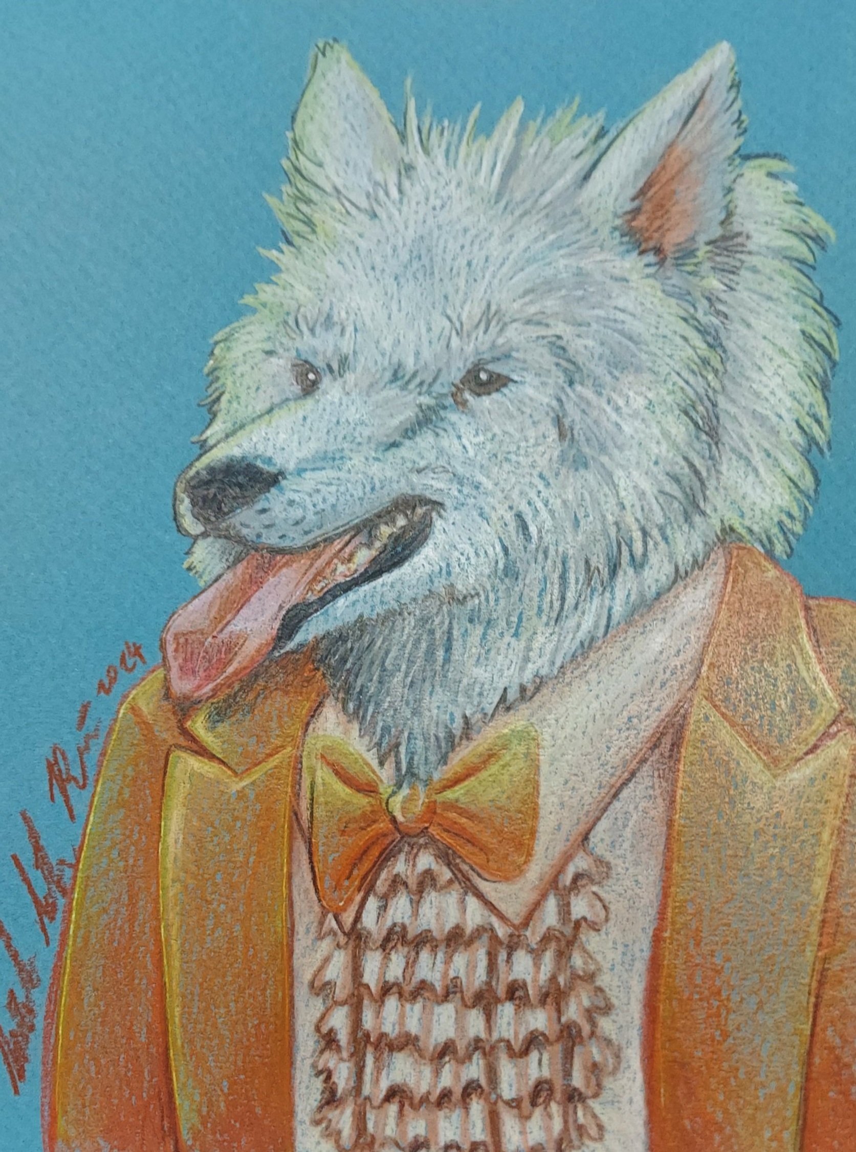 Leo as Lloyd (colored pencil 2024)