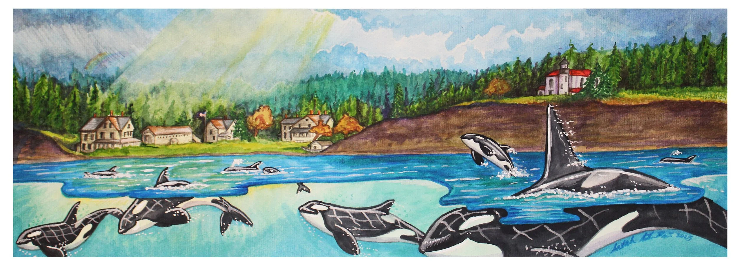 Island Icons #1: Orcas and Admiralty Head