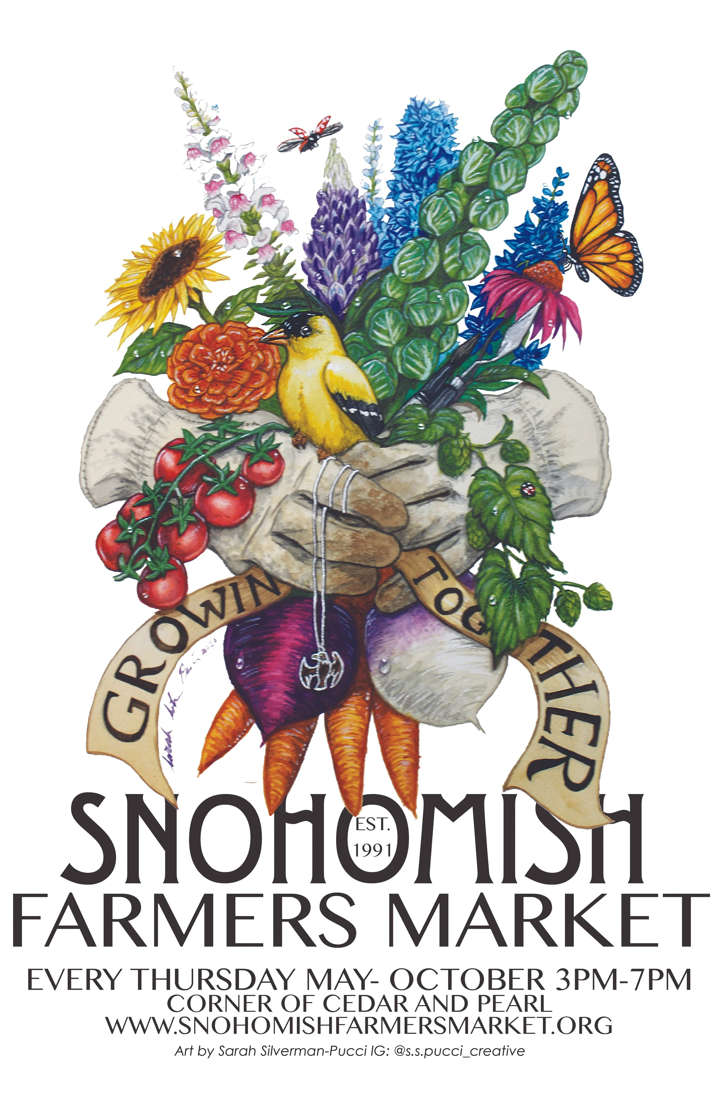 2026 Snohomish Farmer's Market poster